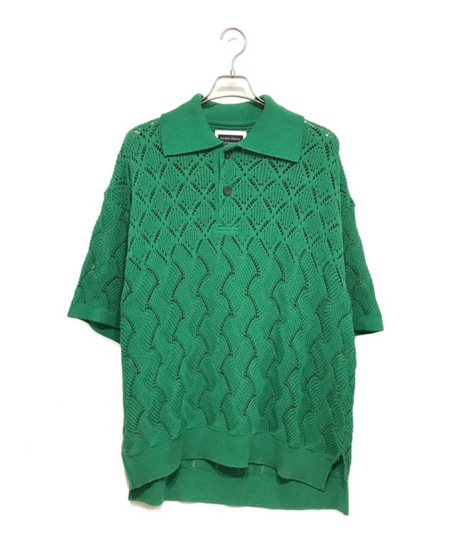 中古・古着通販】MAISON SPECIAL (メゾンスペシャル) ニットポロシャツ 