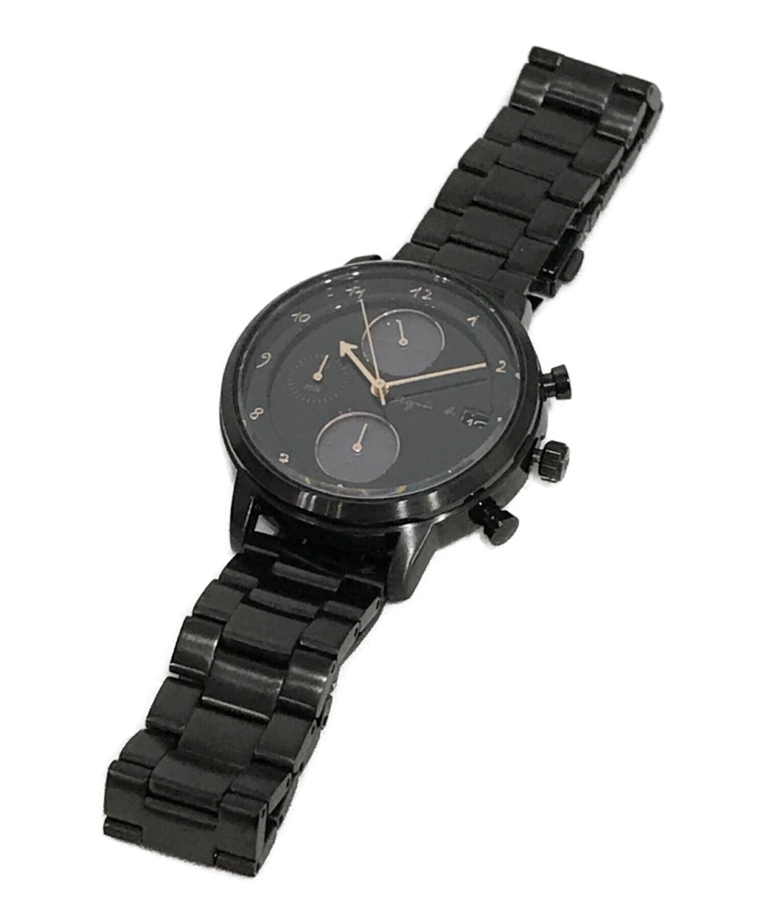 agnes b (アニエスベー) FCRD997 SOLAR 腕時計 ブラック×パープル