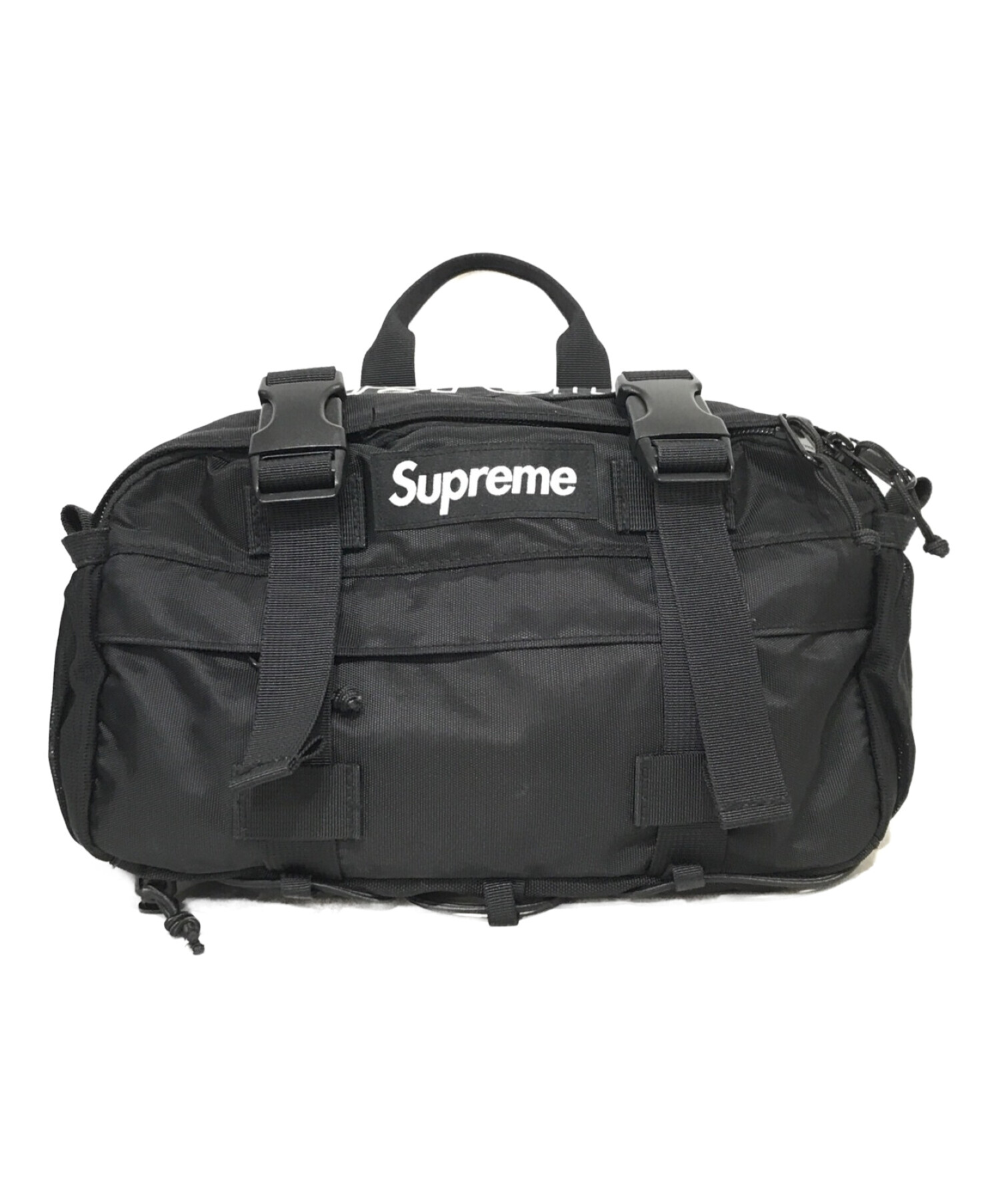Supreme waist bag black 19aw ブラック