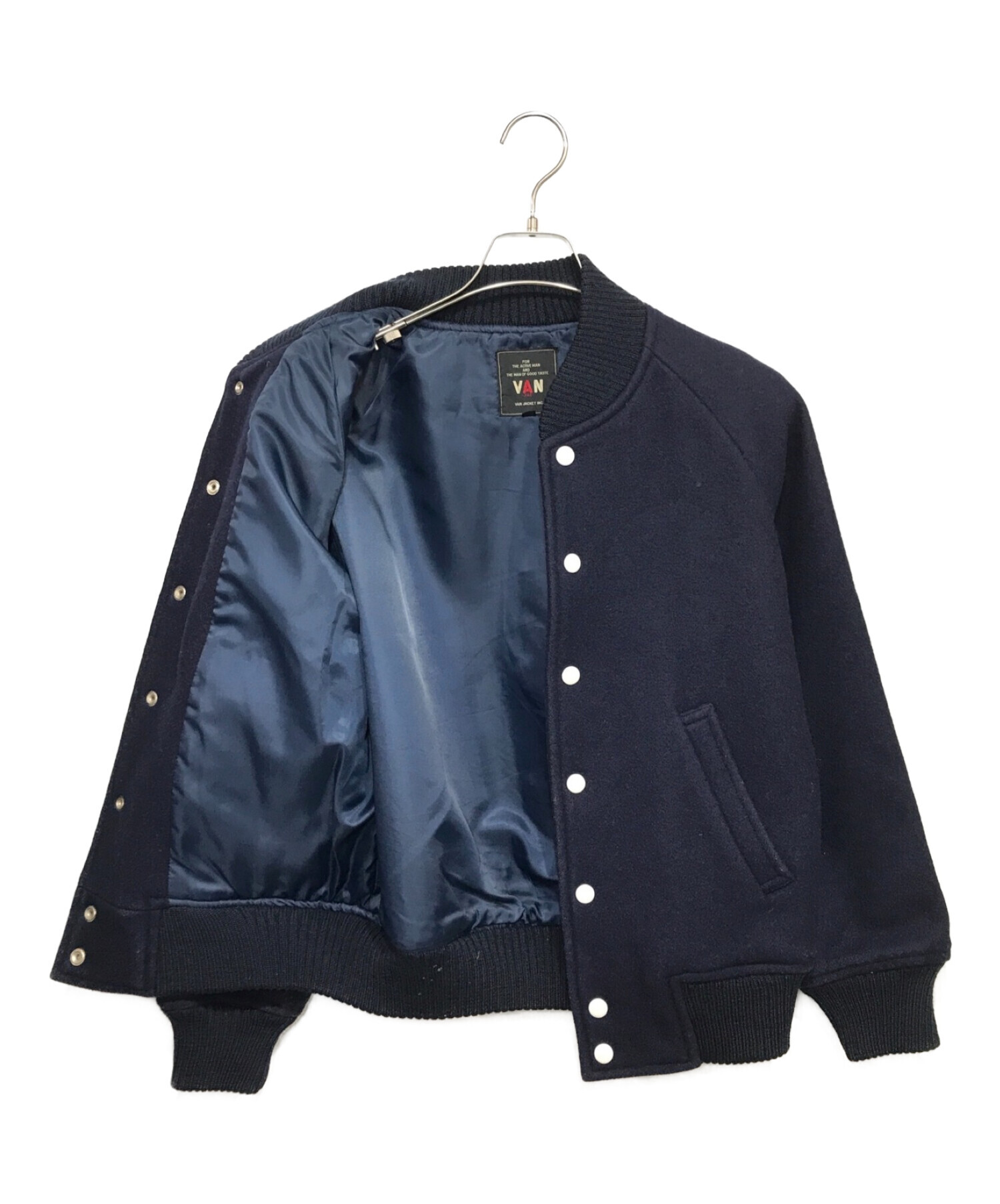 中古・古着通販】VAN (ヴァン) スタジャン ネイビー サイズ:M 