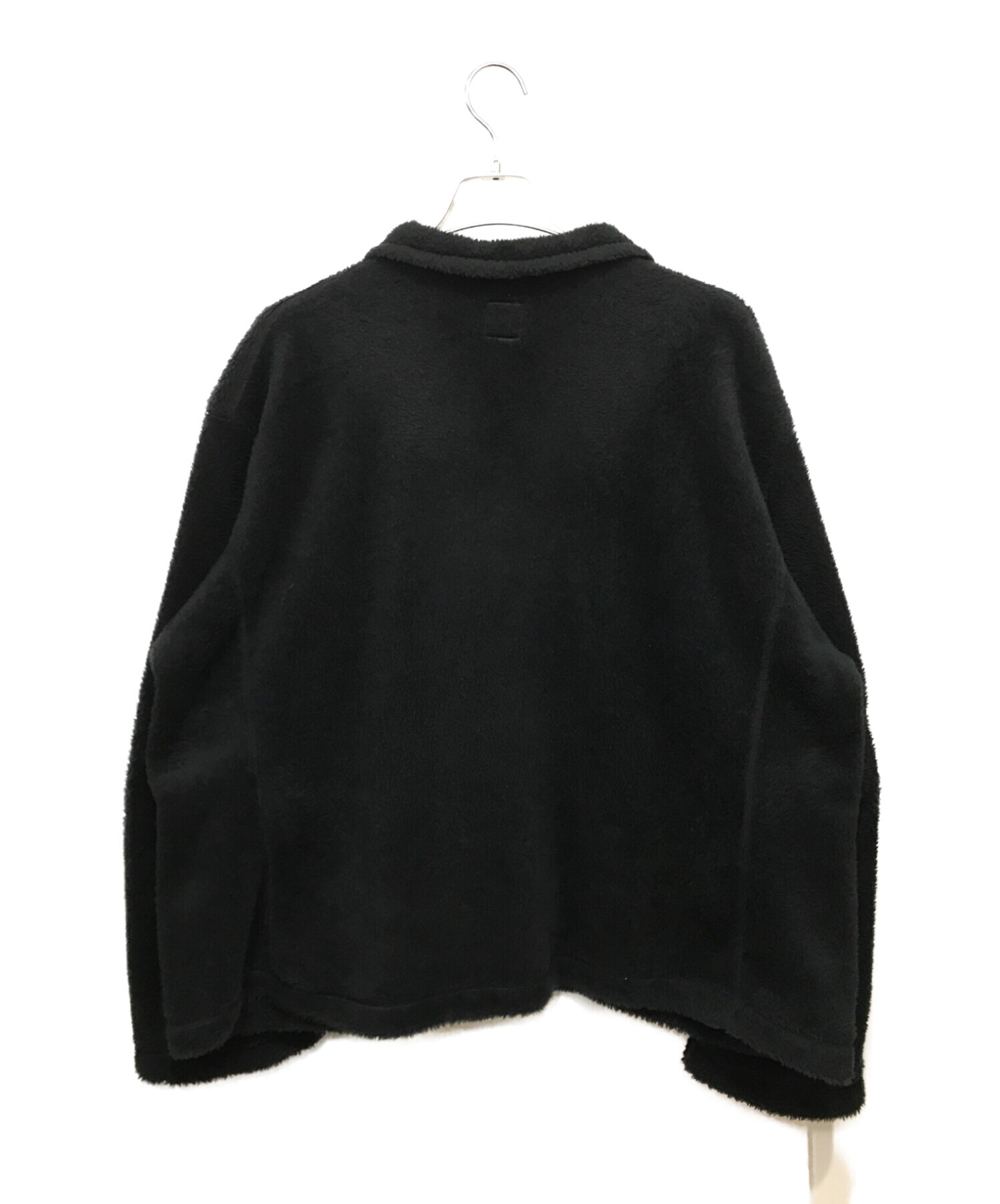 Porter Classic (ポータークラシック) fleece french jacket フリースジャケット ブラック サイズ:XL