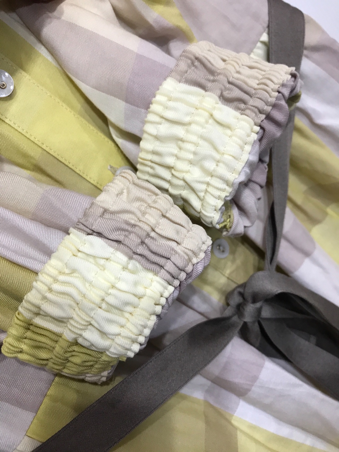 ブルーレーベルクレストブリッジ チェックシャツワンピース 36