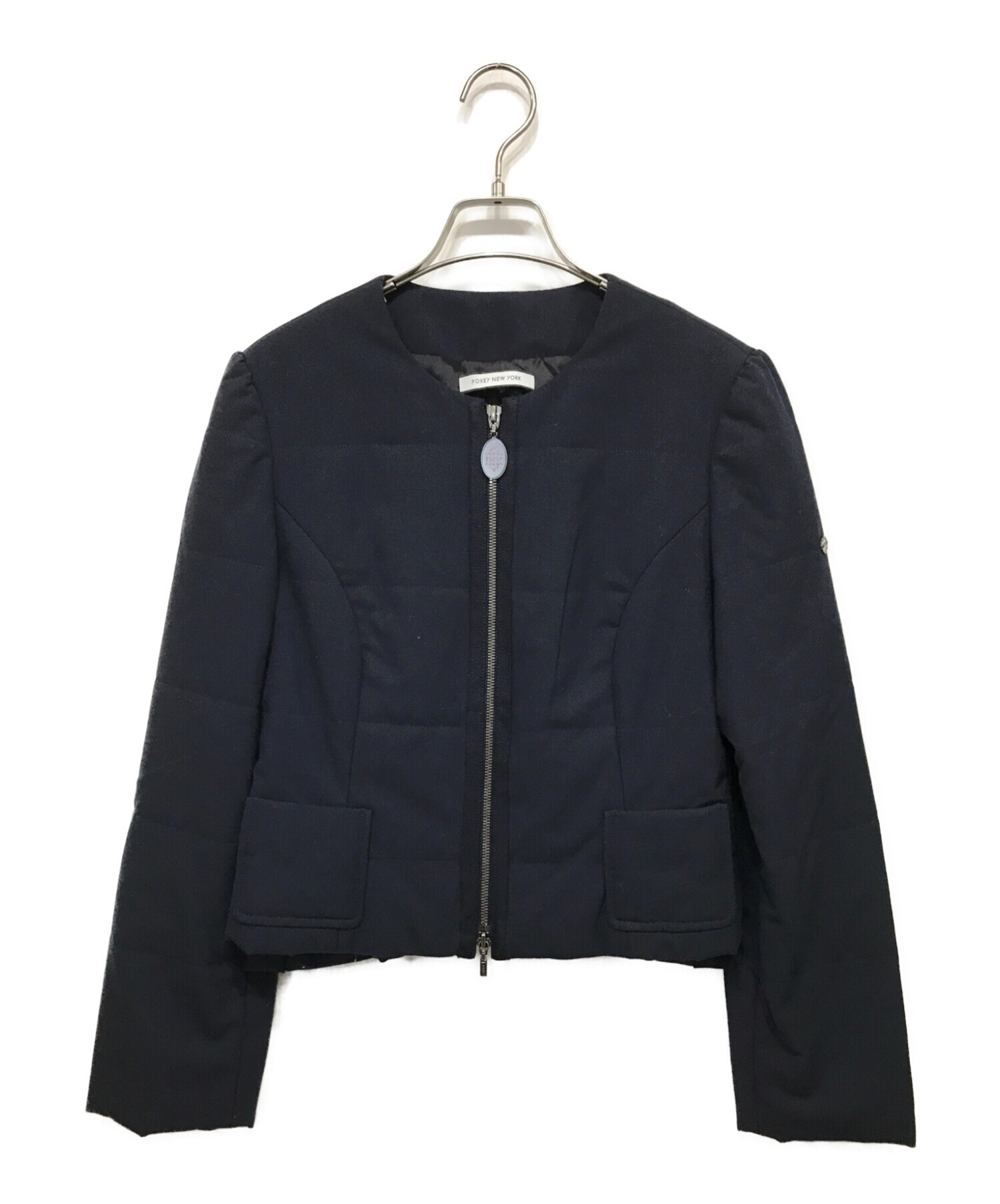 フォクシーNY中綿ジャケット40 中古・古着通販】FOXEY NEWYORK