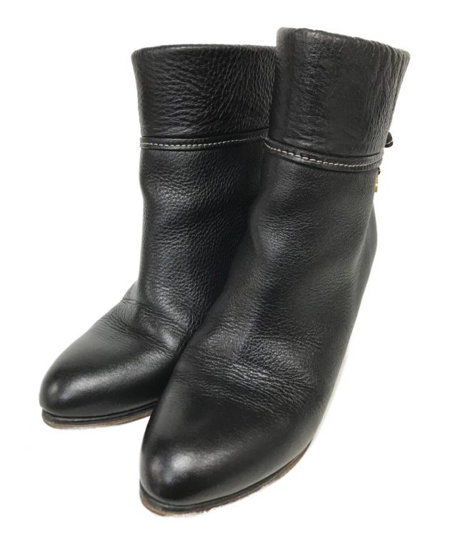 CHLOEショートブーツ ブラック