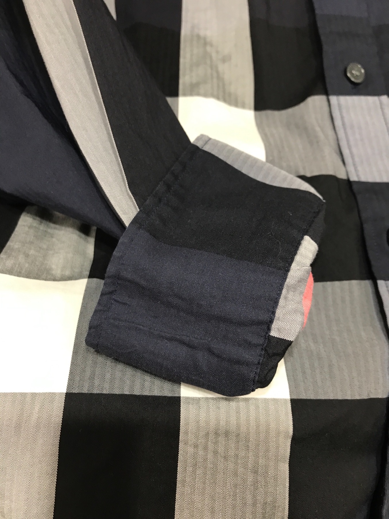 中古・古着通販】BURBERRY (バーバリー) THORNABY SHIRTS メガチェック 