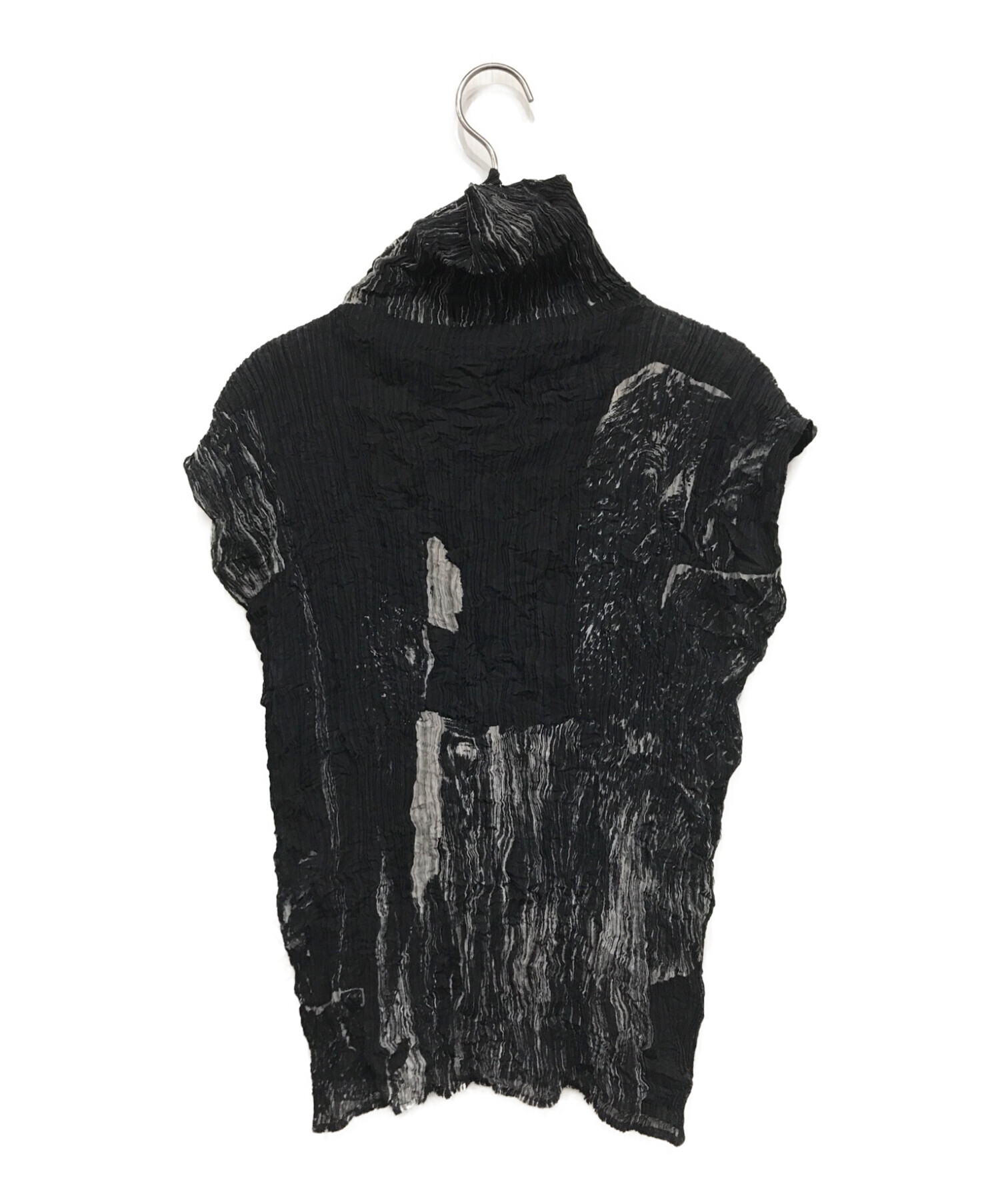 中古・古着通販】ISSEY MIYAKE (イッセイミヤケ) ノースリーブプリーツ 