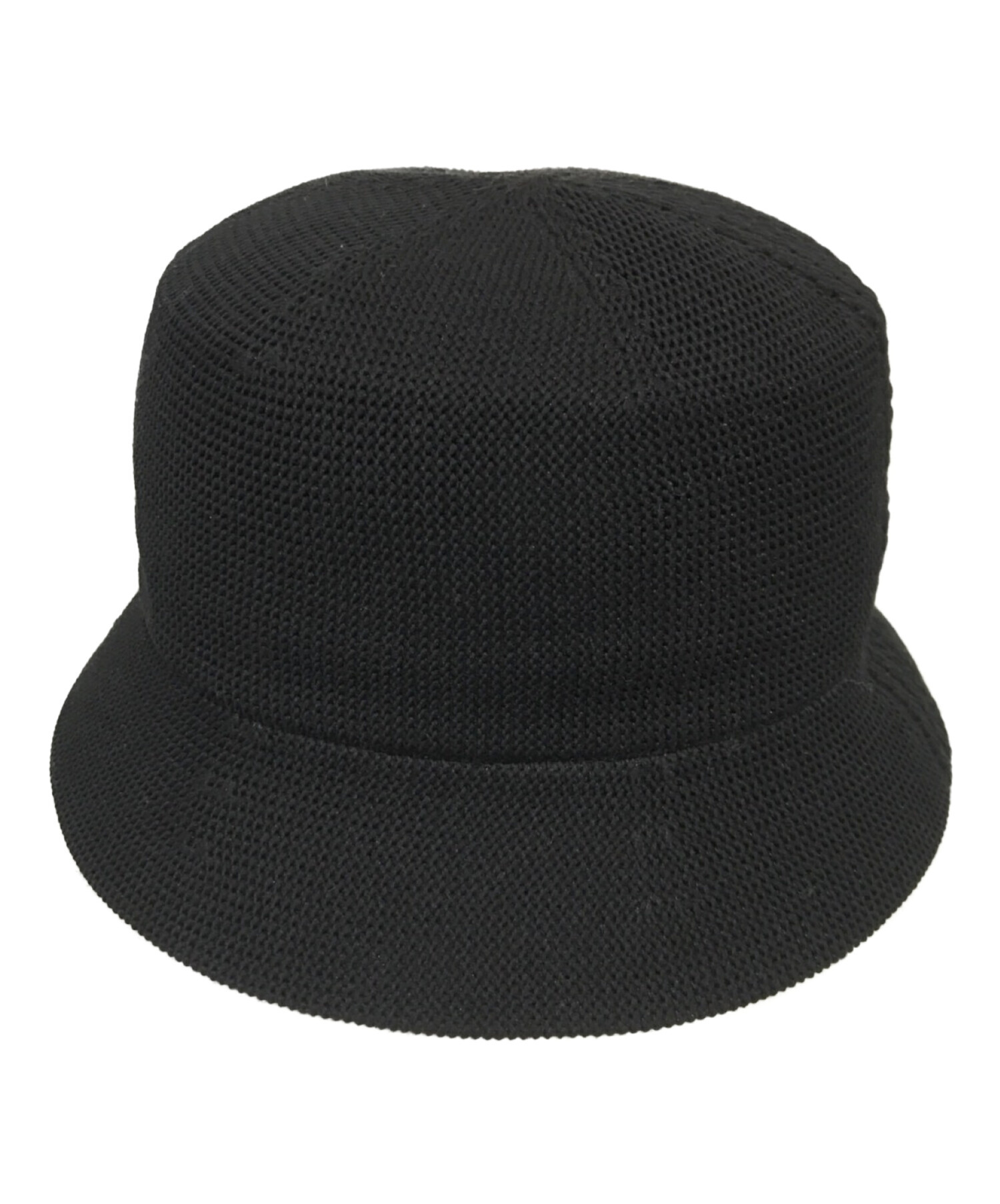 大活躍　CFCL MESH KNIT BUCKET HAT ブラック 帽子 MESH KNIT BUCKET HAT 25S－11