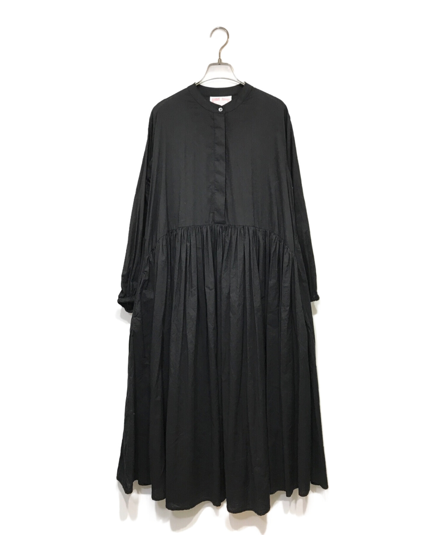 さらに値下げBEARDSLEY 0サイズ ワンピース　未使用 ブラック カラーレスシャツワンピース | BEARDSLEY(ビアズリー)レディース | PAL