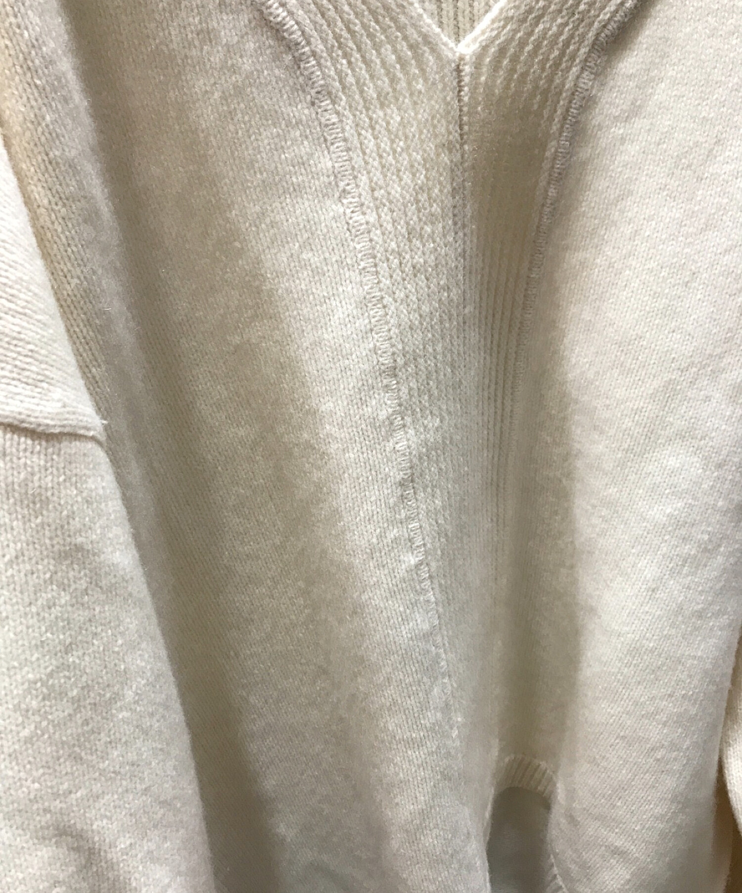 中古・古着通販】anuans (アニュアンス) ウールカシミヤVネックニット 