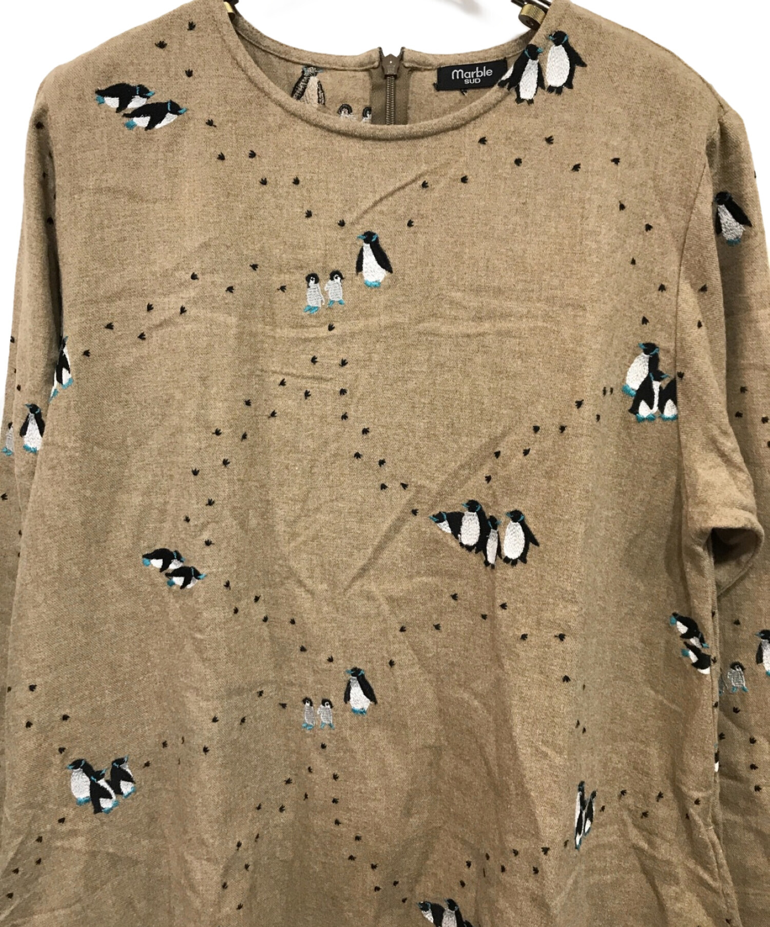 中古・古着通販】Marble SUD (マーブルシュッド) ペンギン柄ワンピース 
