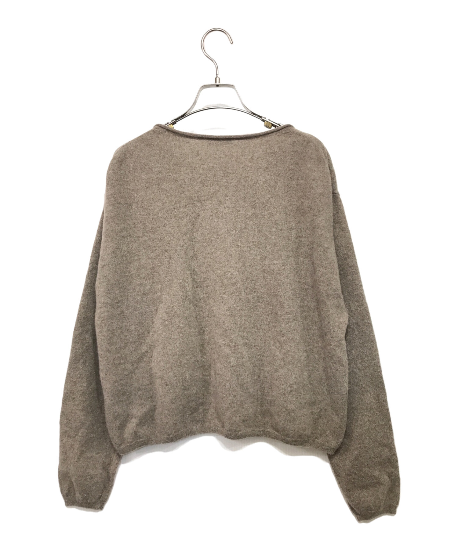 中古・古着通販】YLEVE (イレーヴ) カシミヤウールニット ブラウン 