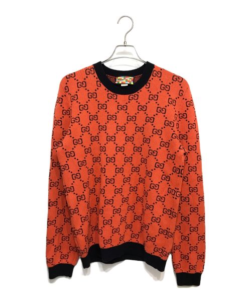 中古・古着通販】GUCCI (グッチ) GG総柄 ウール ロングスリーブ 長袖  