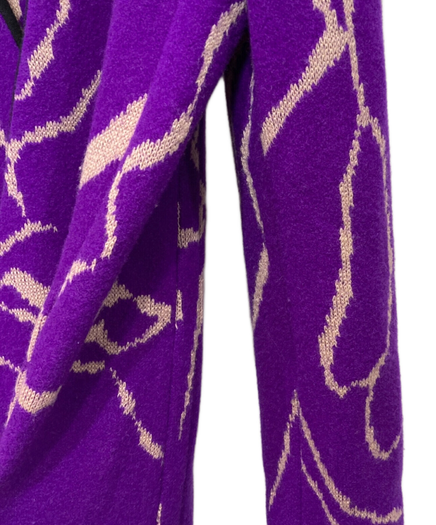 中古・古着通販】missoni (ミッソーニ) ロングカーディガン パープル  