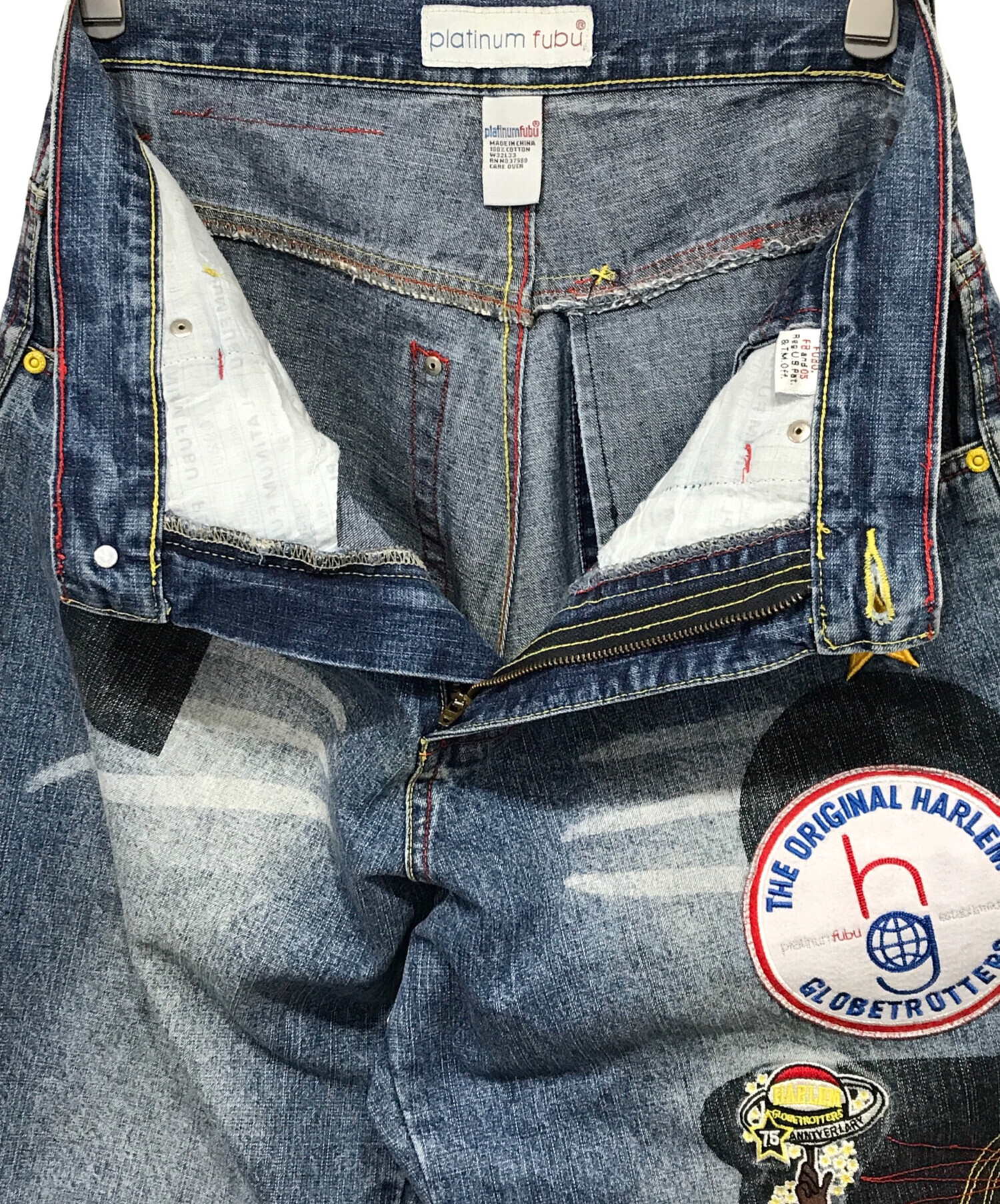 PLATINUM FUBU デニムジーンズ プラチナムフブ ファットアルバート 