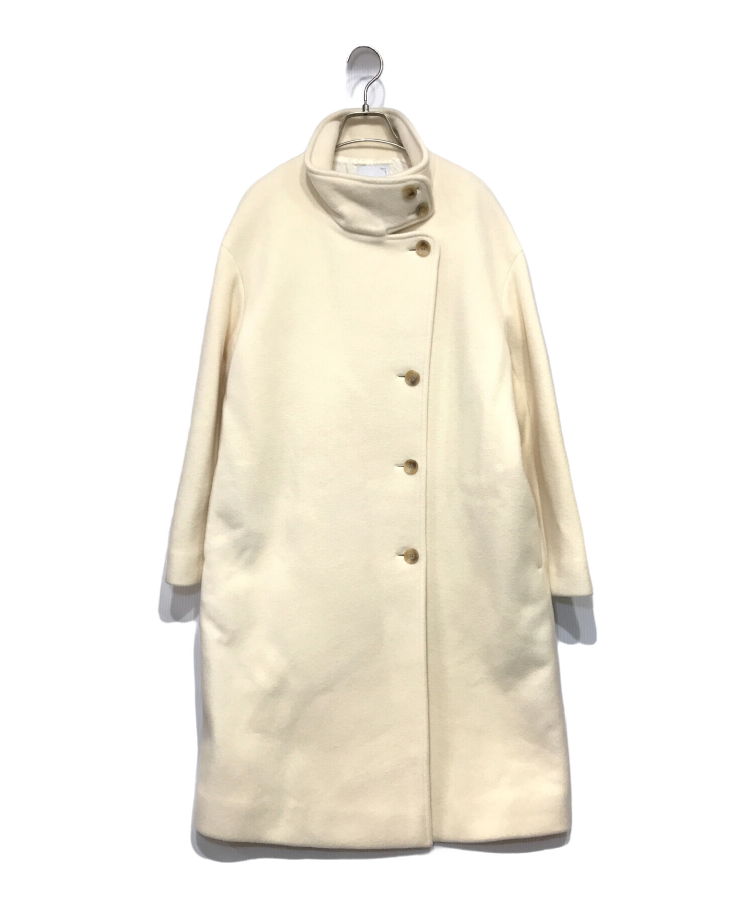 美品】ノーブルnoble MTRウールカシミヤ スタンドカラーコート38