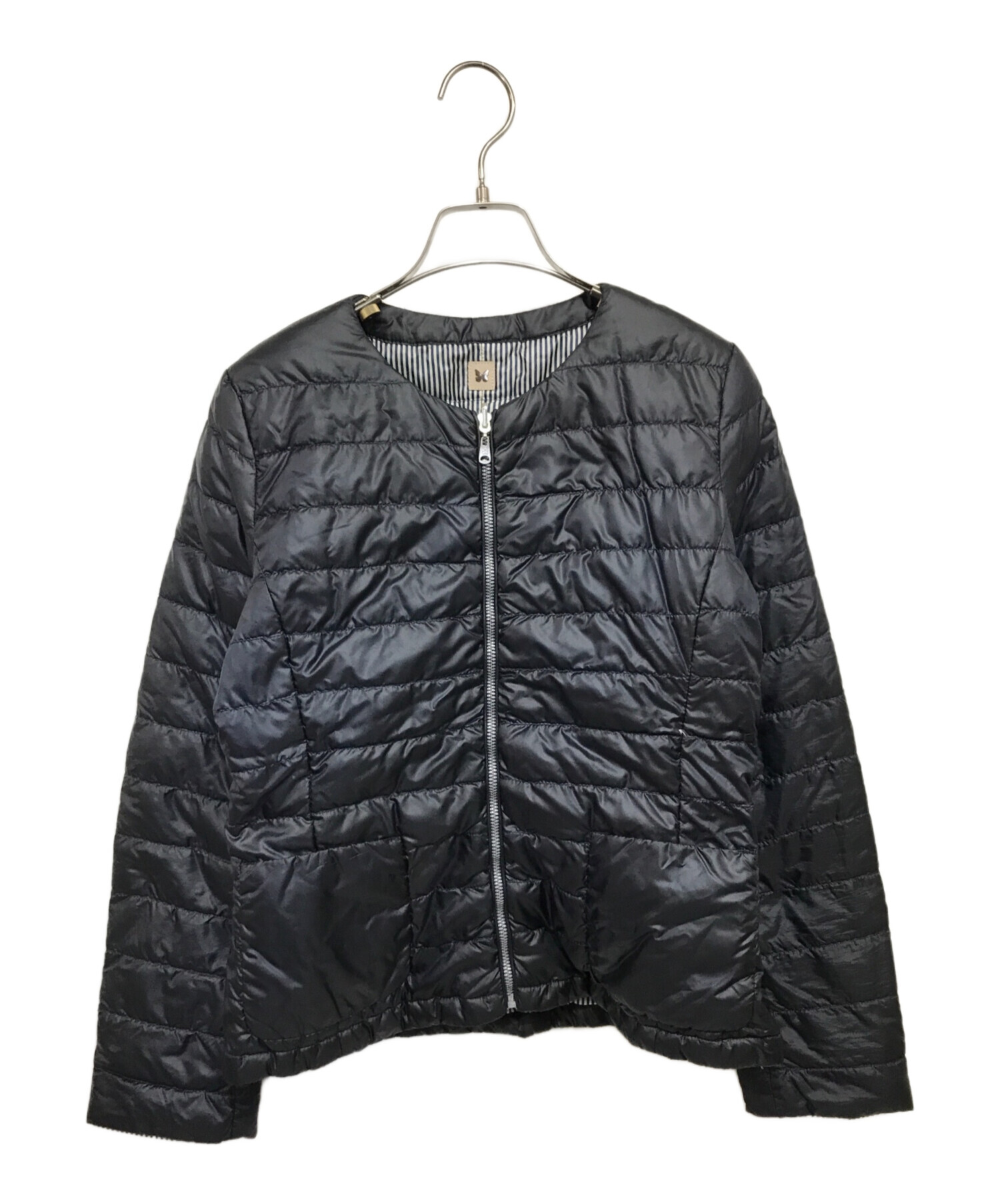 MaxMara WEEKEND ノーカラー ジャケット ネイビー