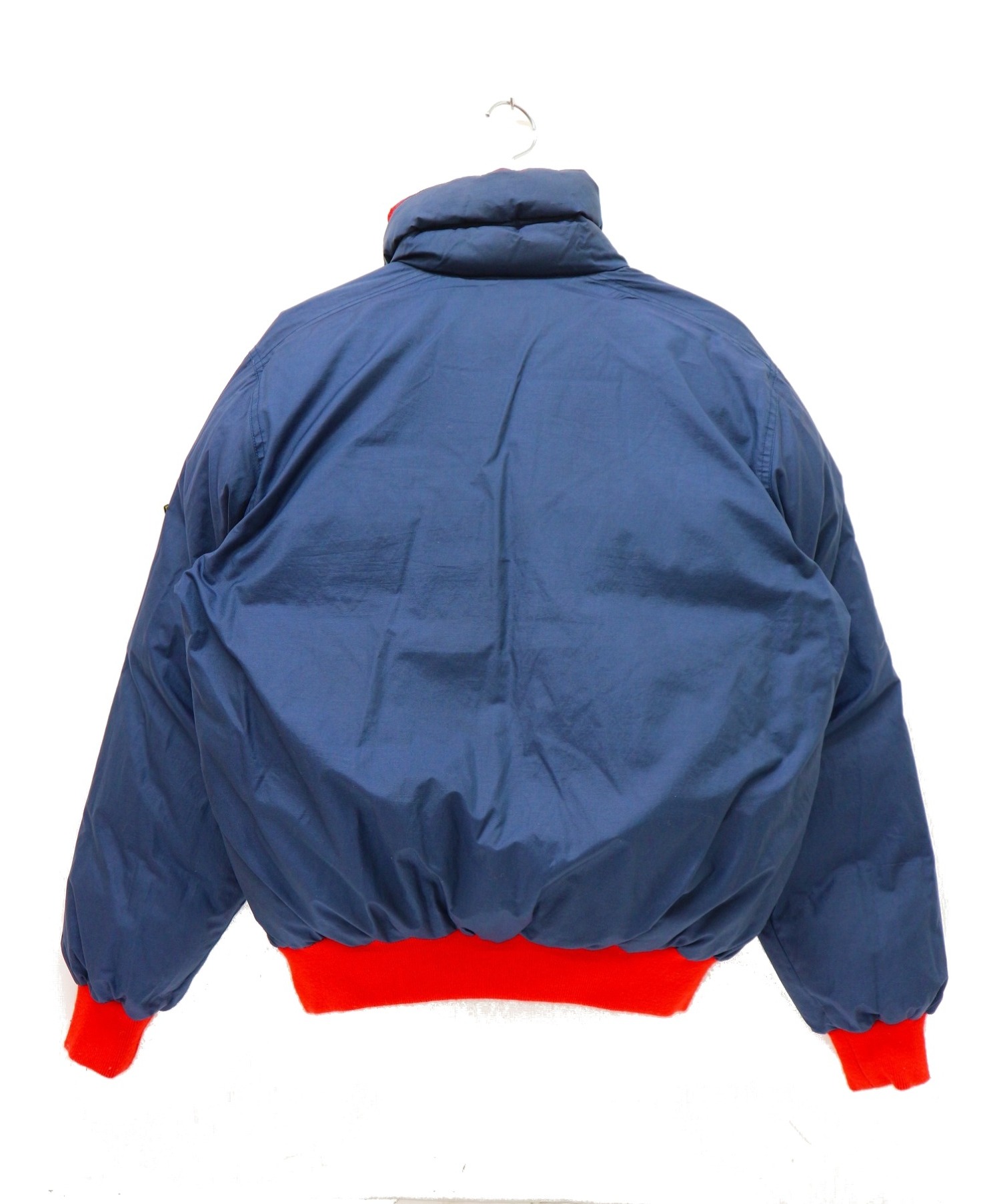 MONCLER (モンクレール) リバーシブルダウンジャケット レッド×ネイビー サイズ:胸囲 94 / 身長 170 アシックス期