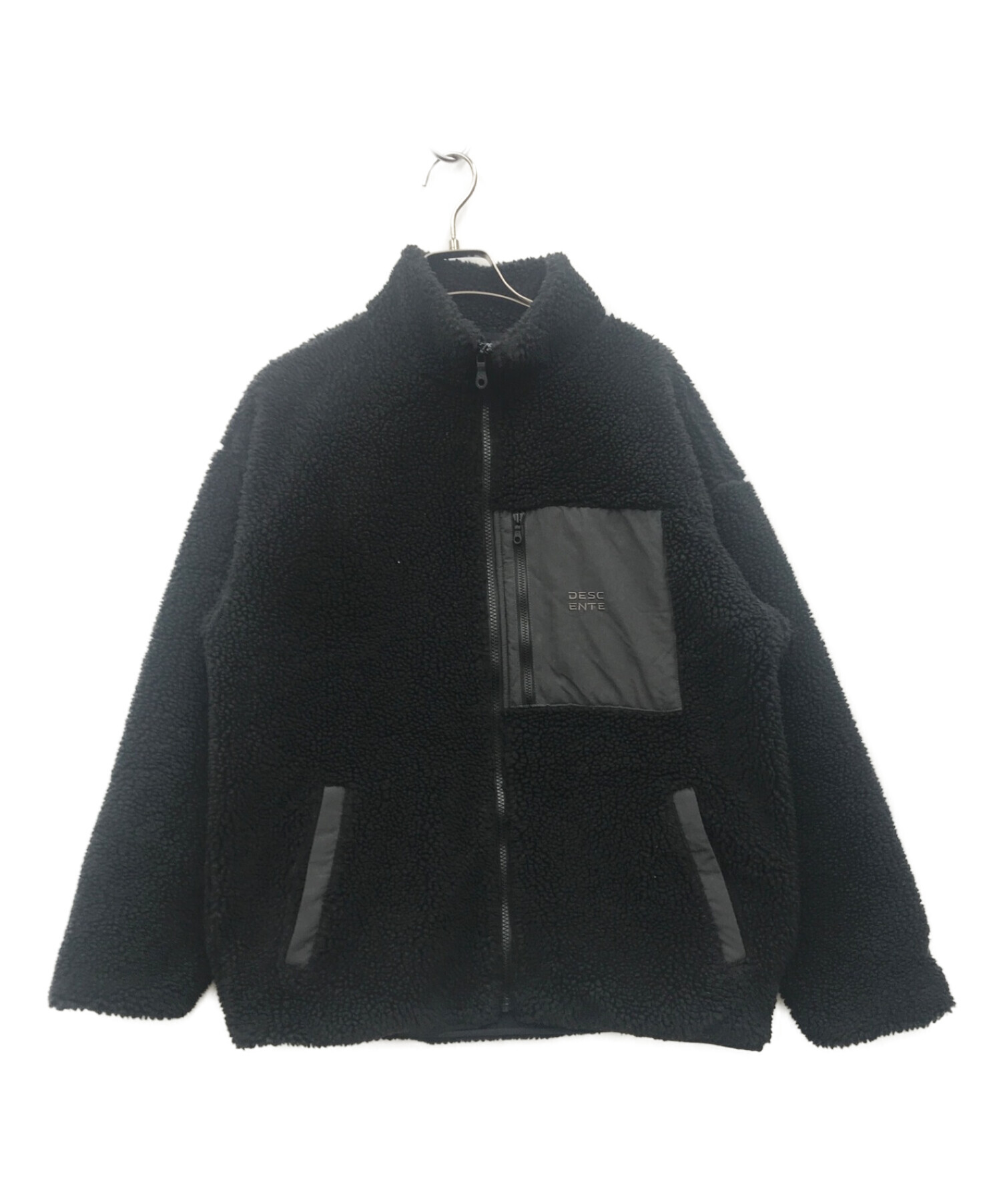 DESCENTE (デサント) ボアフリースジャケット ブラック サイズ:M