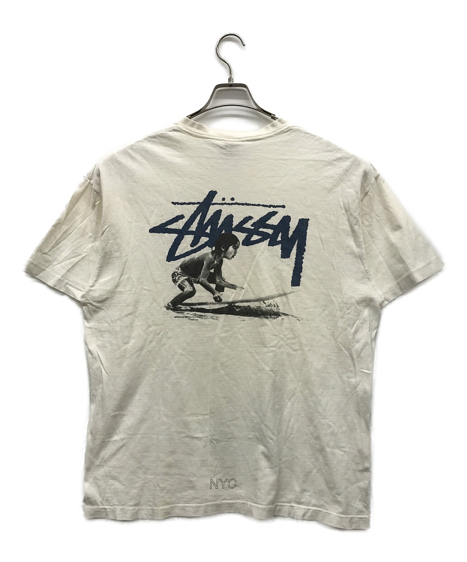 stussy (ステューシー) 90sプリントTシャツ ホワイト サイズ:XL