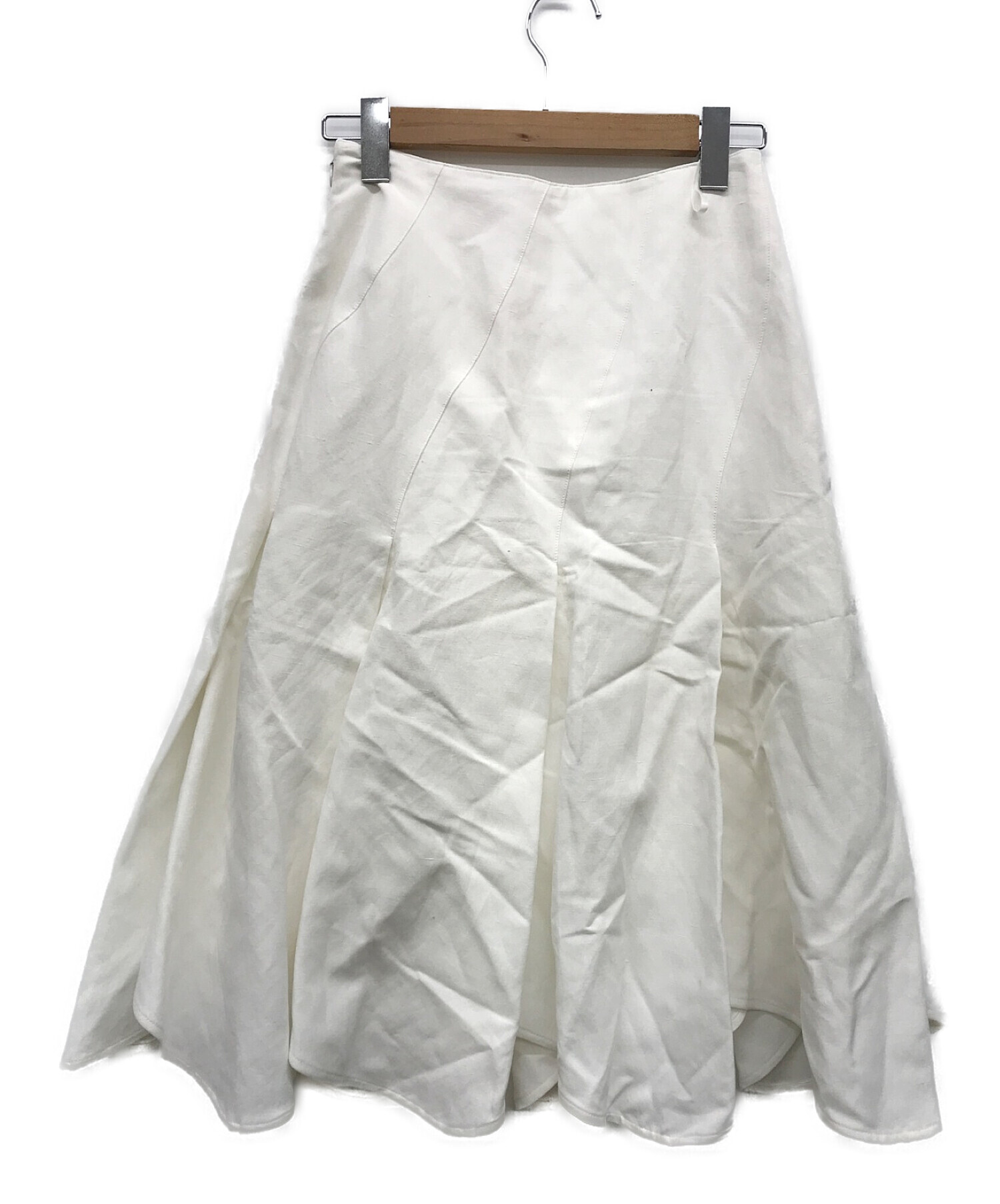 AKIRA NAKA (アキラナカ) パネルスカート ホワイト サイズ:1