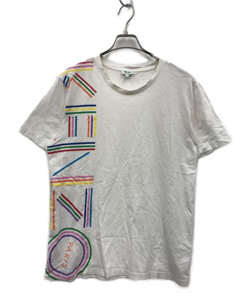 中古・古着通販】KENZO (ケンゾー) プリントTシャツ ホワイト サイズ:L 