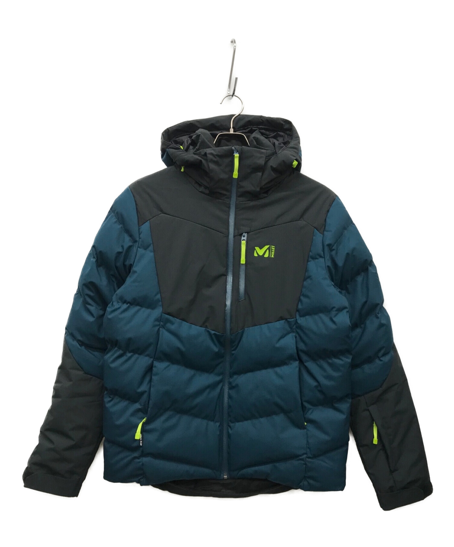 MILLET (ミレー) 中綿スキーウェアジャケット ブラック×ネイビー サイズ:L