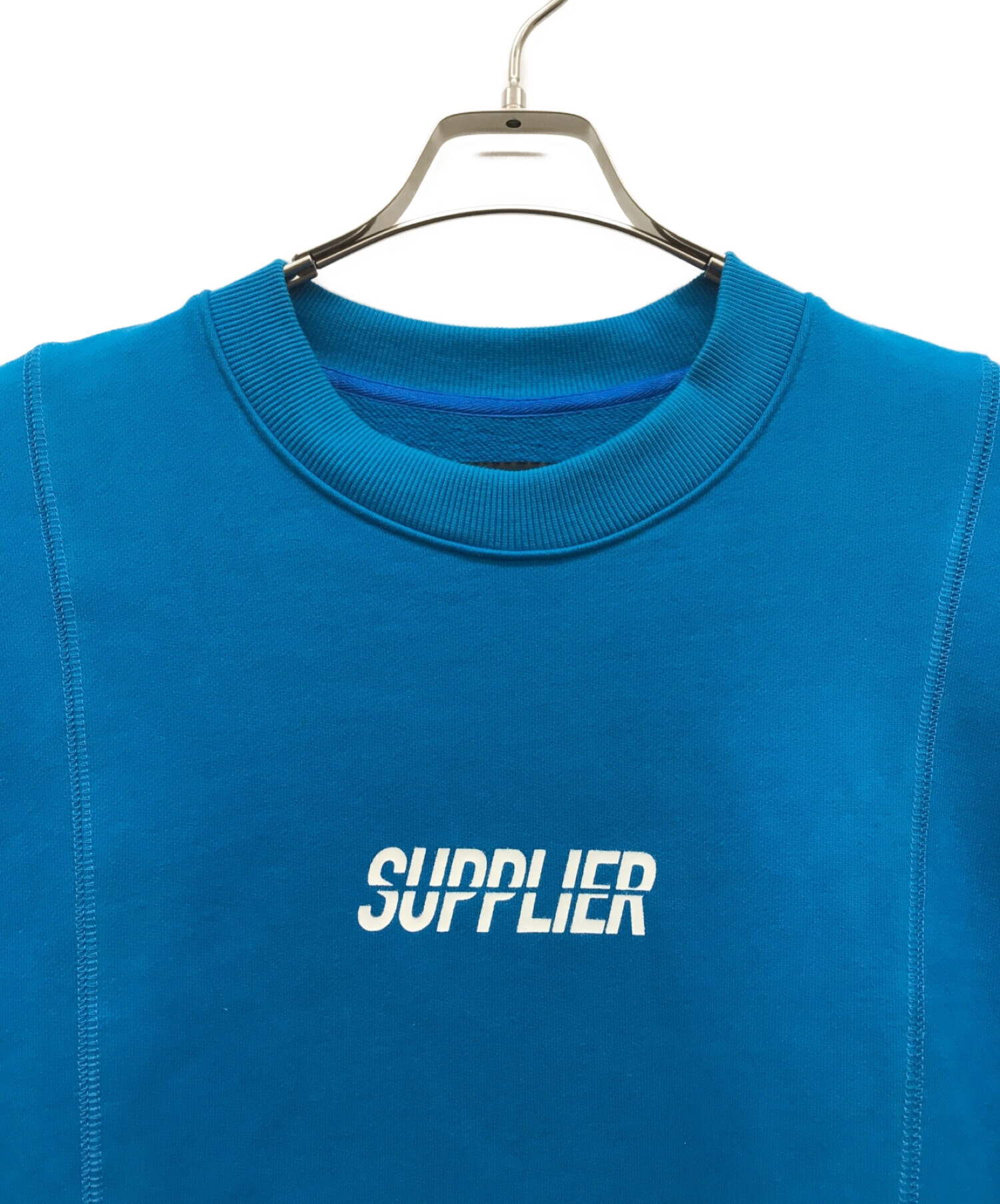 SUPPLIER (サプライヤー) ロゴスウェット ブルー サイズ:XL