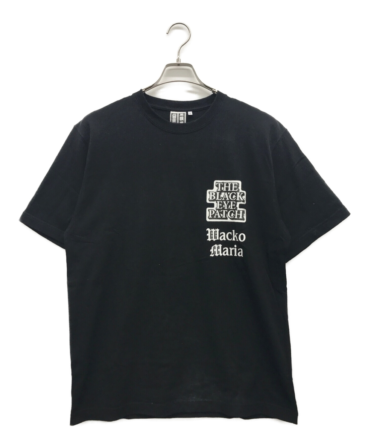BlackEyePatch×wacko maria (ブラックアイパッチ×ワコマリア) コラボプリントTシャツ ブラック サイズ:M
