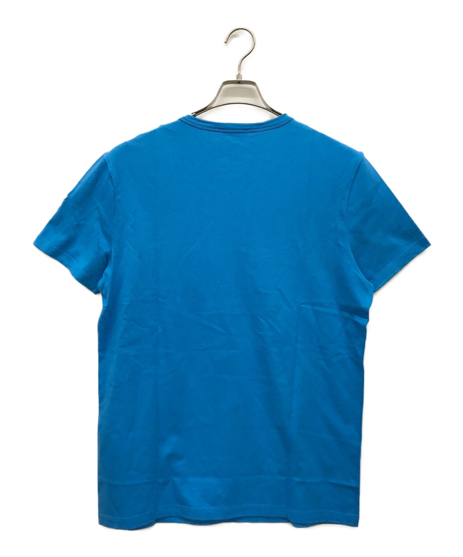 モンクレール　Tシャツ　ブルー　Lサイズ