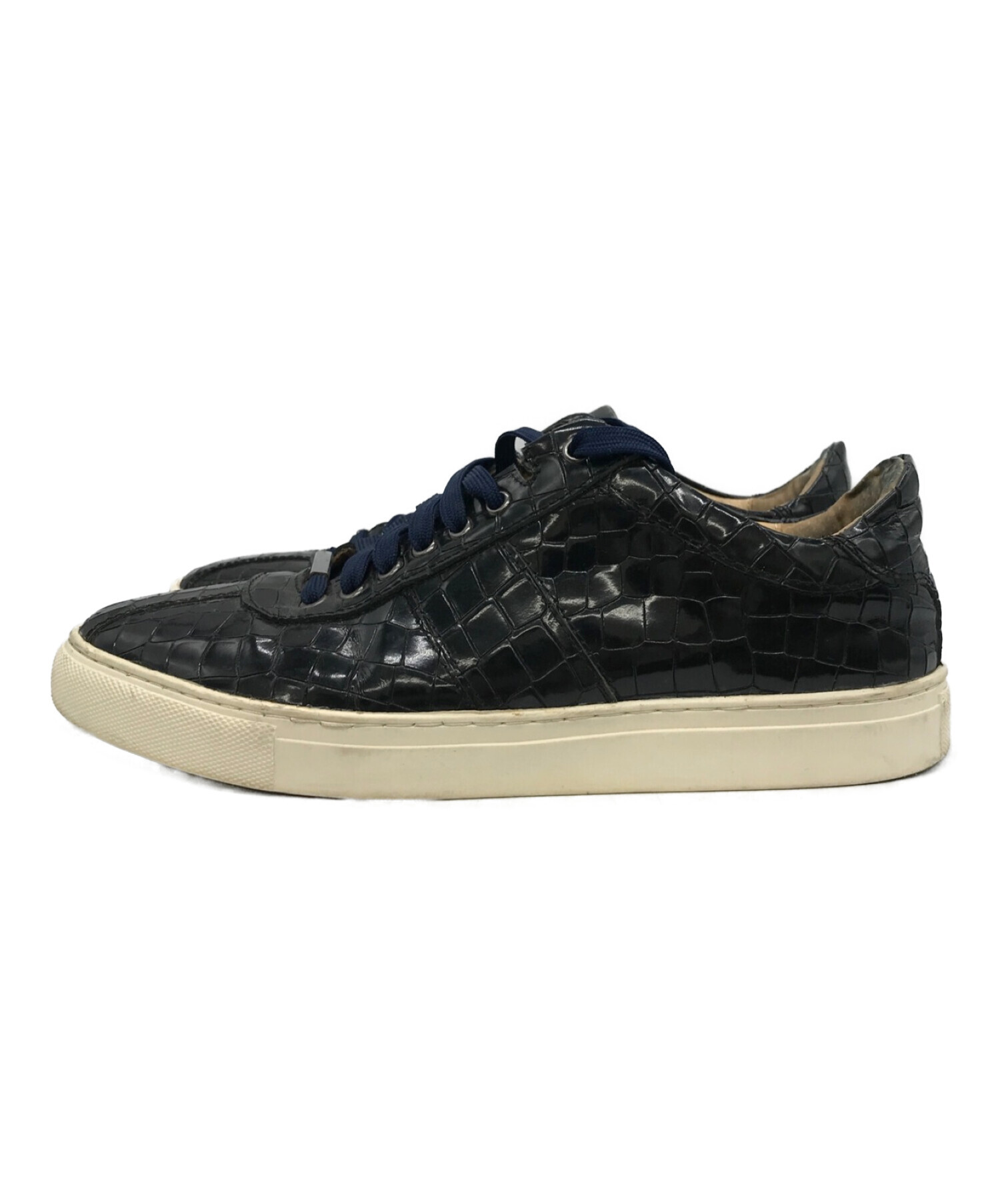 中古・古着通販】JIMMY CHOO (ジミーチュウ) クロコ型押しスニーカー 