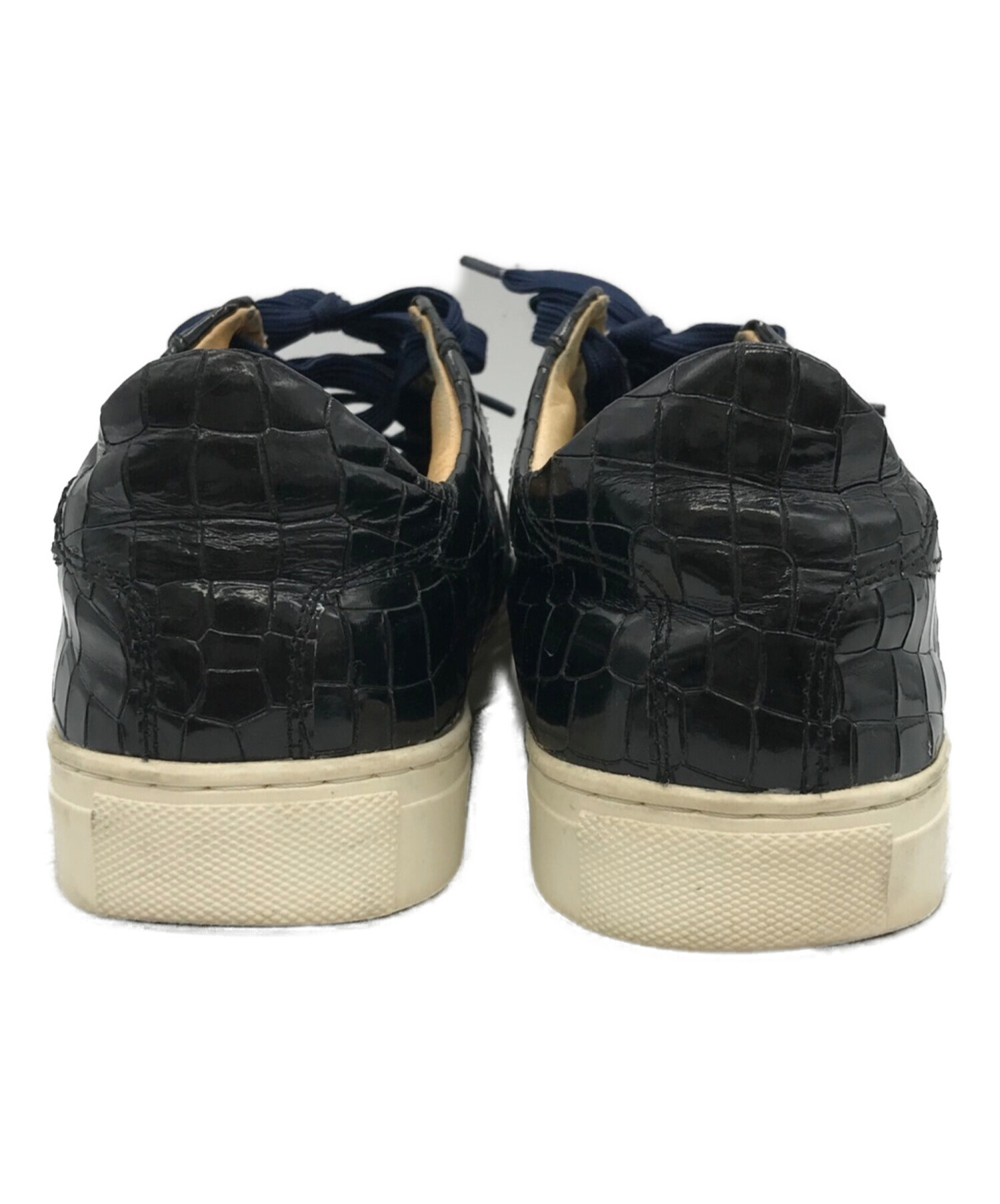 中古・古着通販】JIMMY CHOO (ジミーチュウ) クロコ型押しスニーカー 