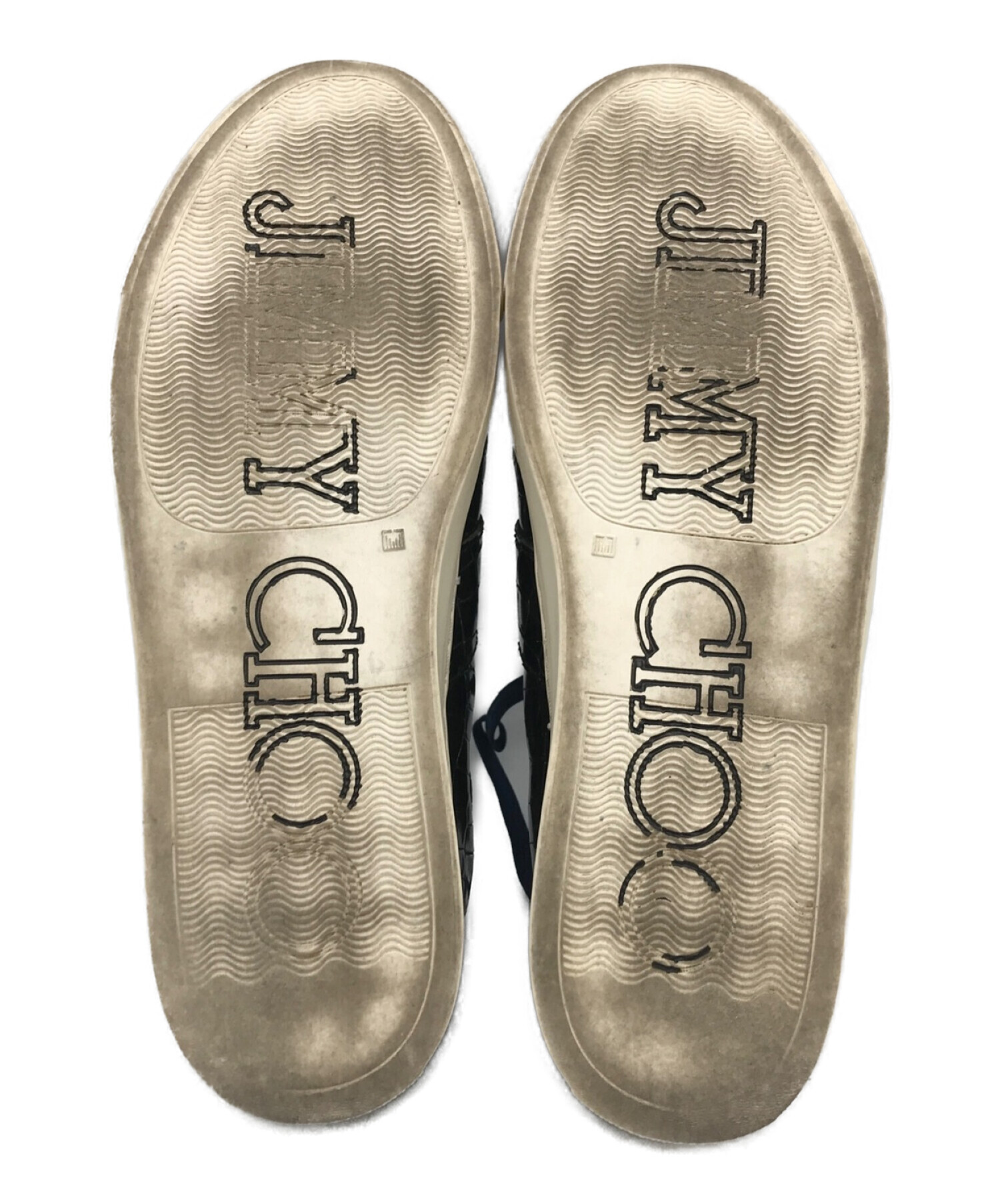 中古・古着通販】JIMMY CHOO (ジミーチュウ) クロコ型押しスニーカー 