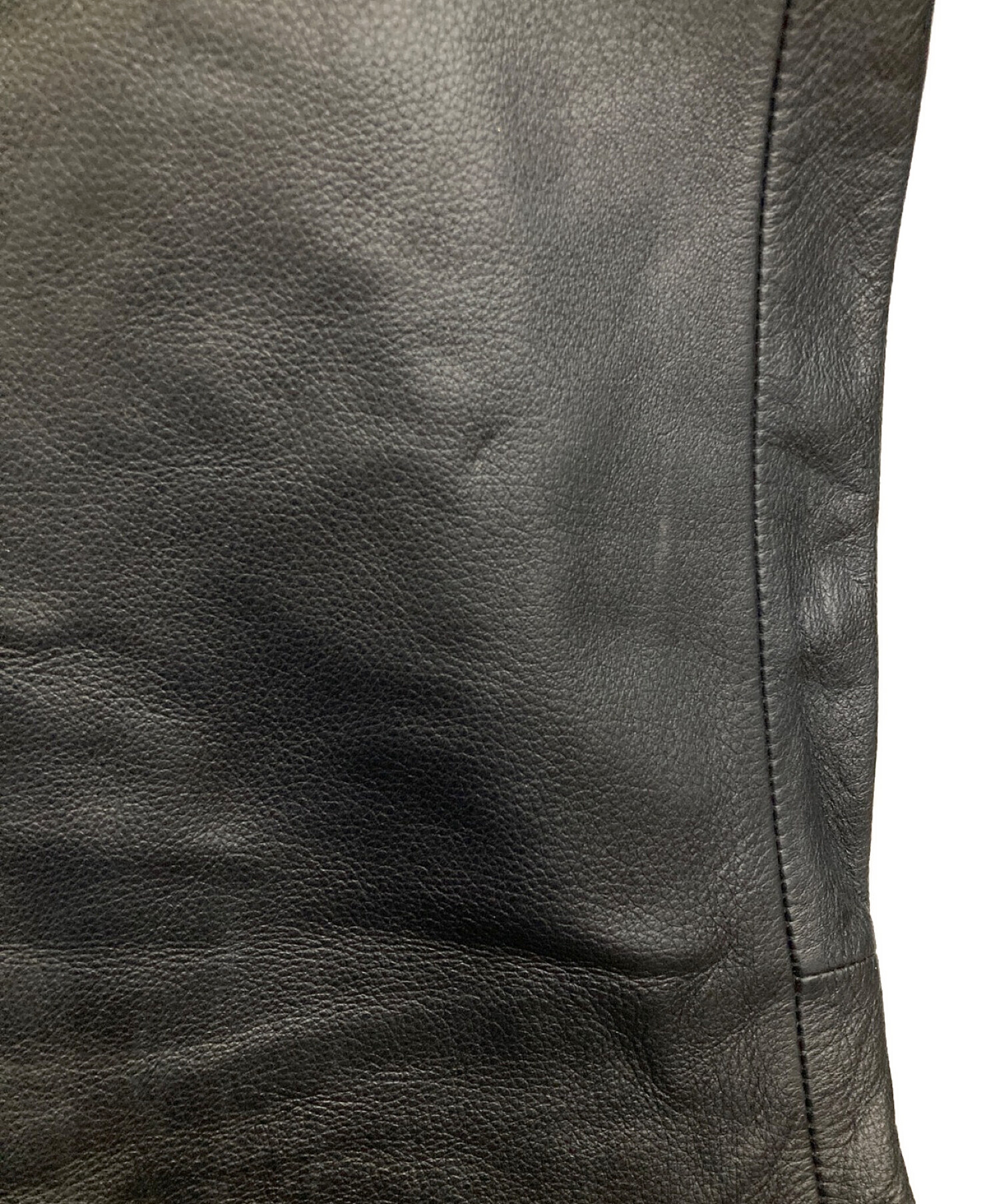 中古・古着通販】METHOD STORE (メソッド ストア) レザーパンツ 