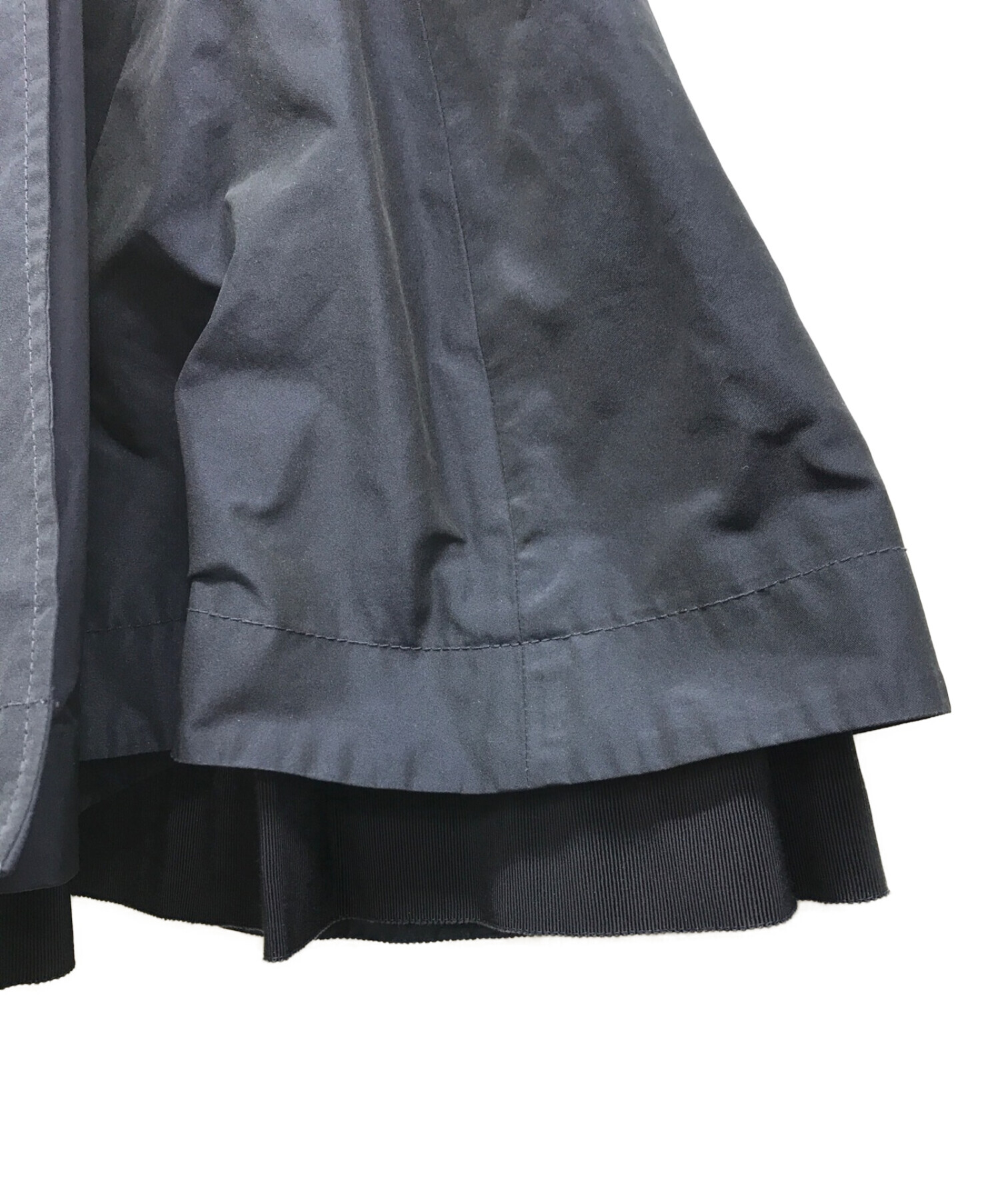 中古・古着通販】MONCLER (モンクレール) ナイロンフレアスカート 
