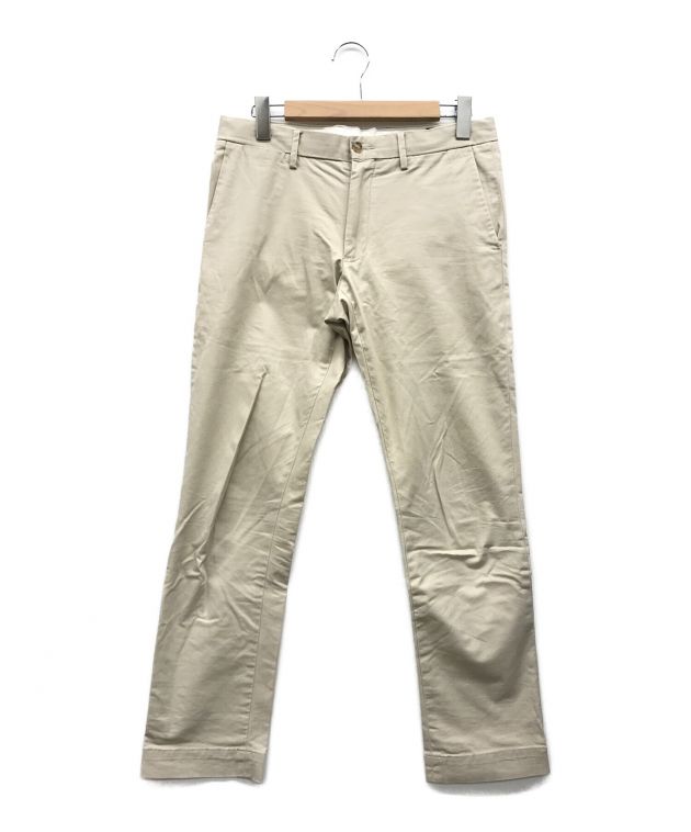 90s ラルフローレン ポロチノ ツータックチノ ベージュ USA W34L30 美品 Polo by Ralph Lauren ポロラルフローレン W34L30