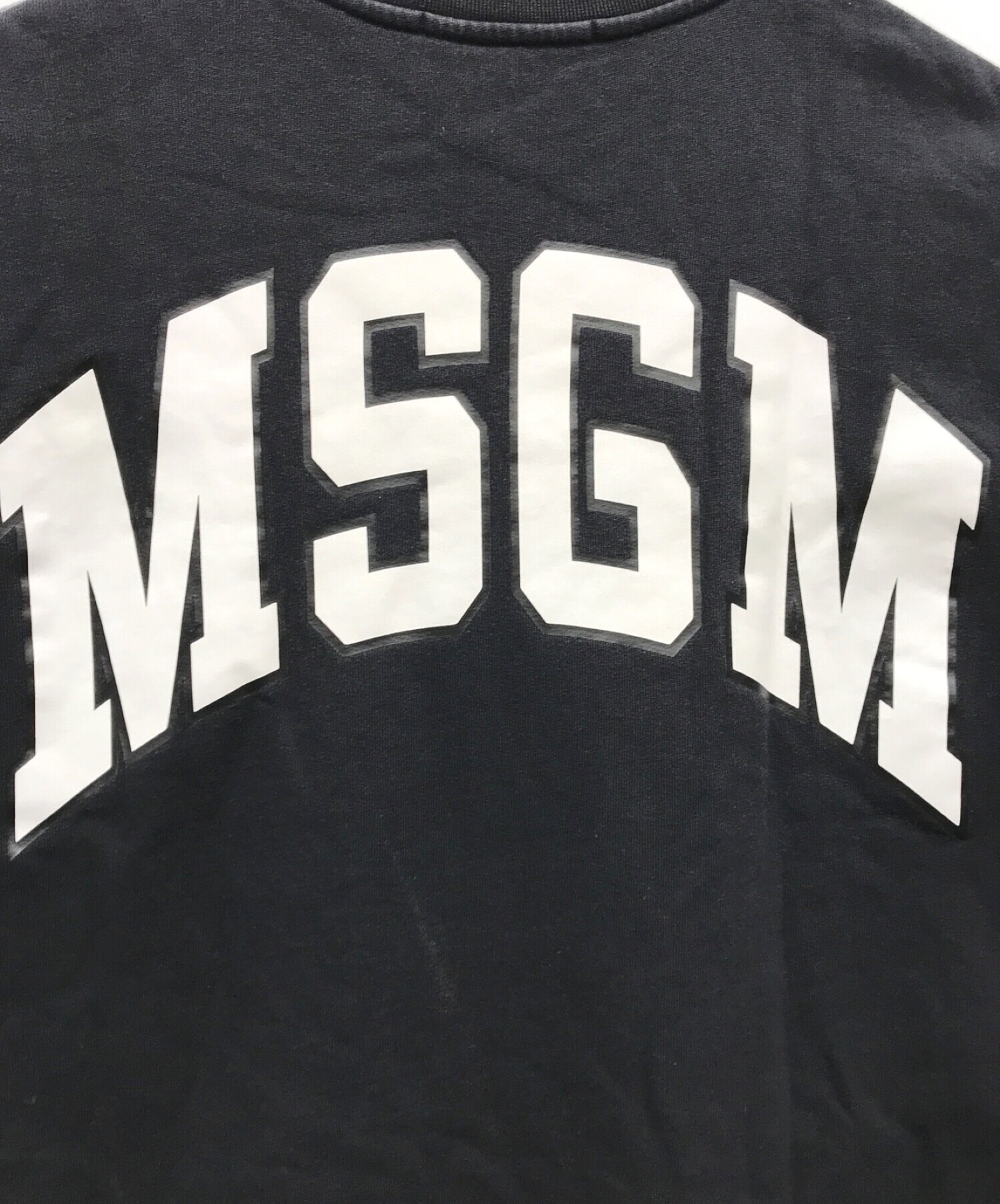 MSGM (エムエスジーエム) スウェットワンピース ブラック サイズ:XS