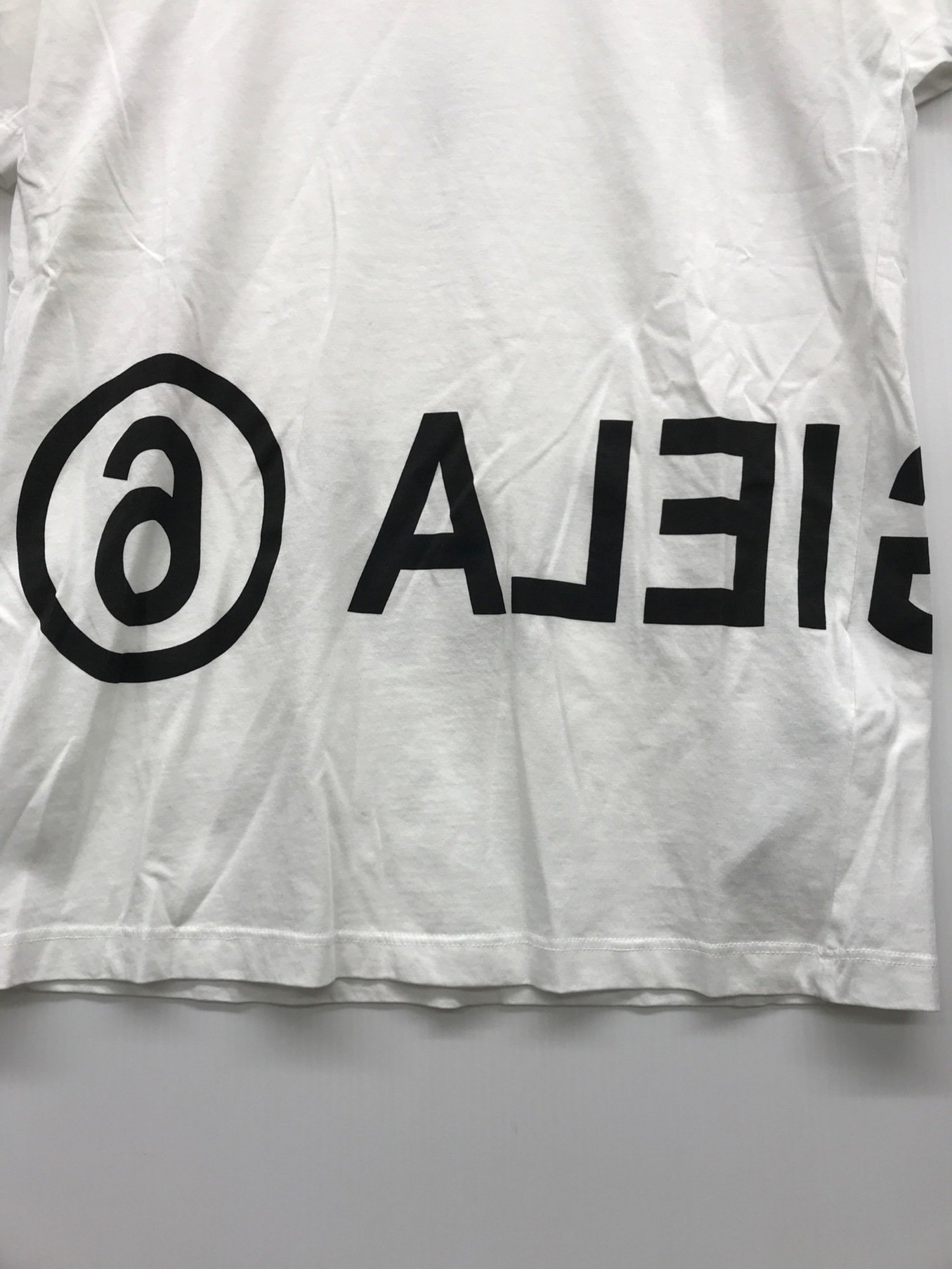 MM6 Maison Margiela コットン ロゴプリントTシャツ｜ファッション