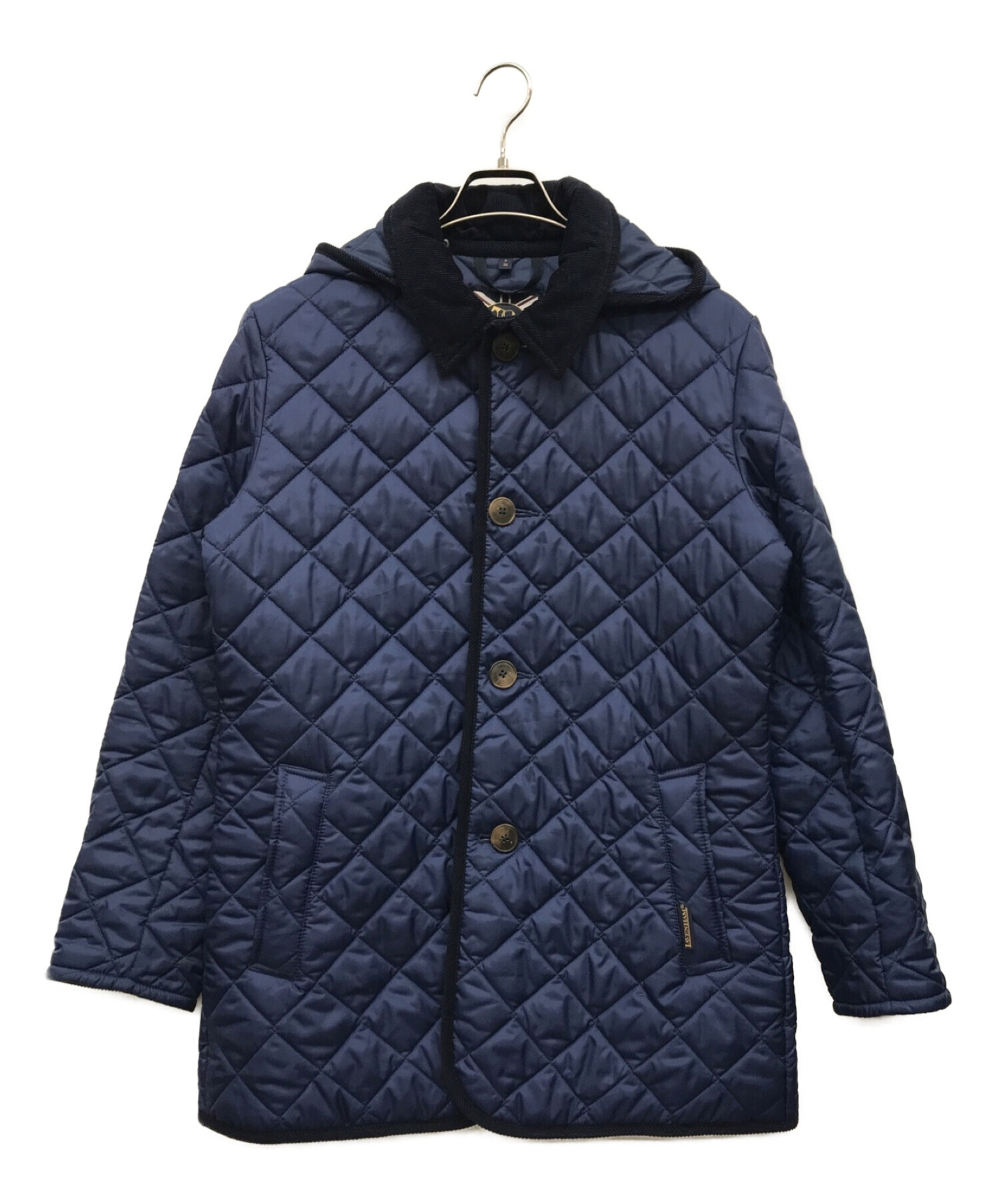 中古・古着通販】LAVENHAM (ラベンハム) キルティングコート ネイビー 