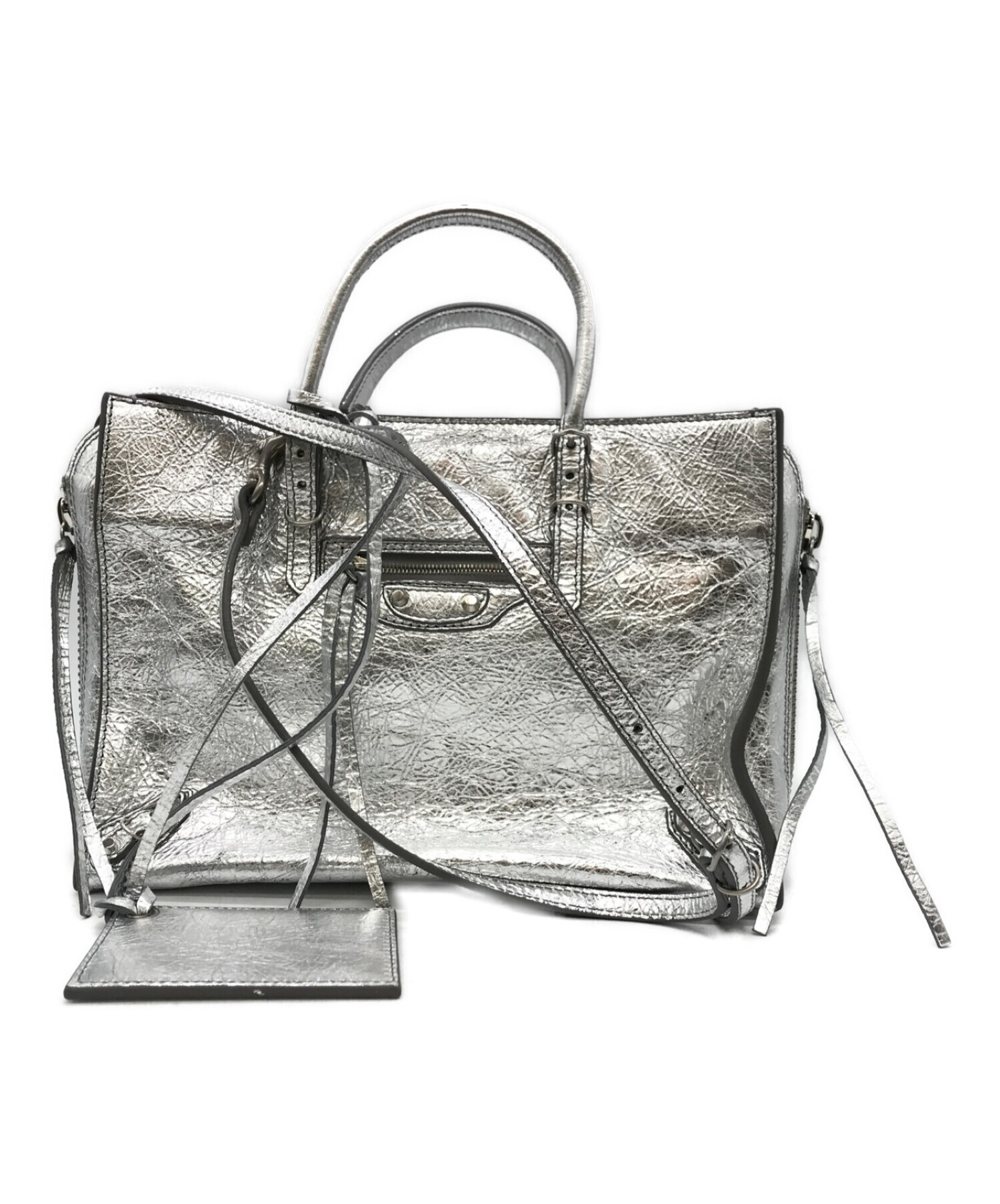 中古・古着通販】BALENCIAGA (バレンシアガ) ペーパーA6トートバッグ  