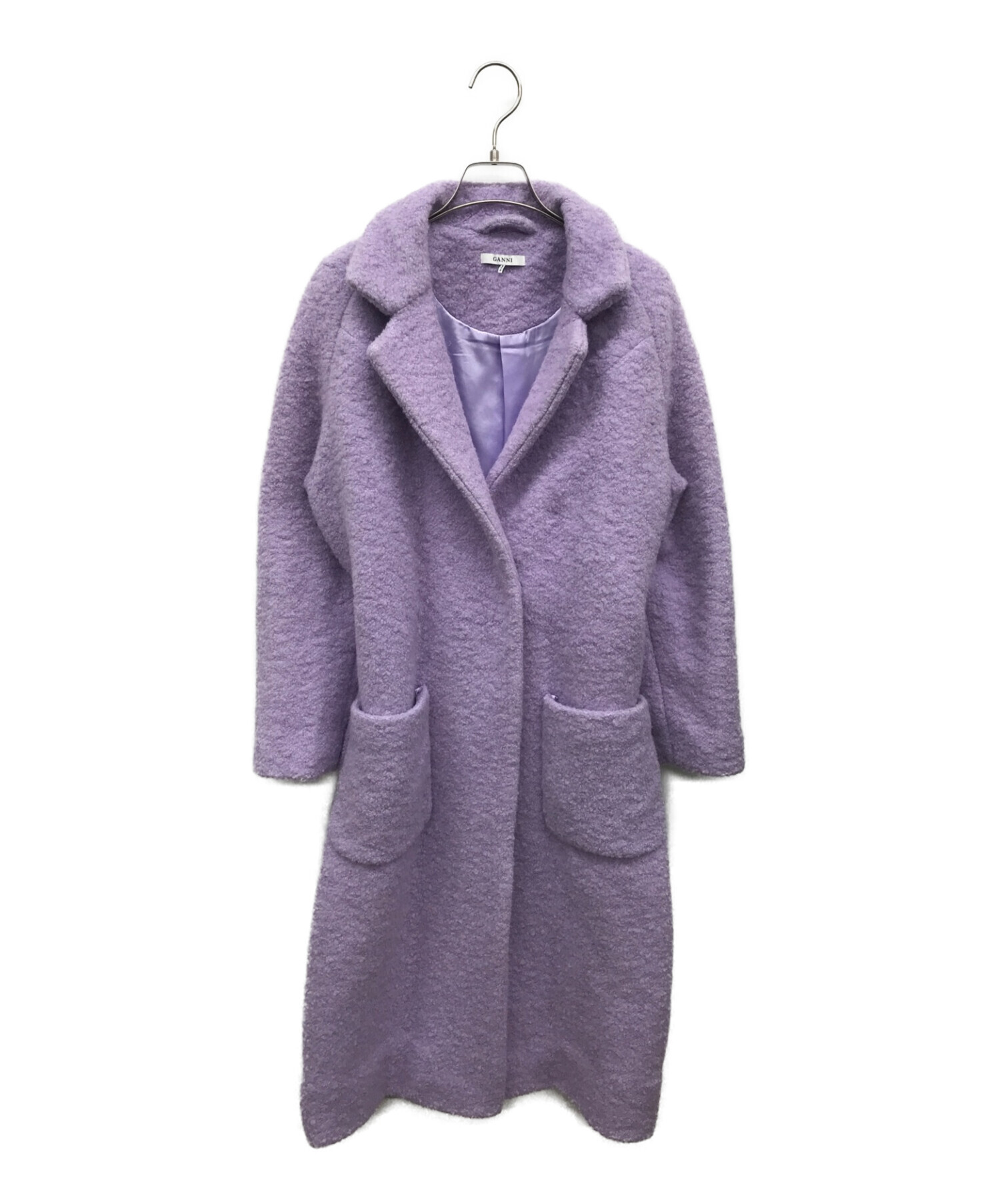 中古・古着通販】Ganni (ガニー) ダブルブレスト ベルト付 ウール混 