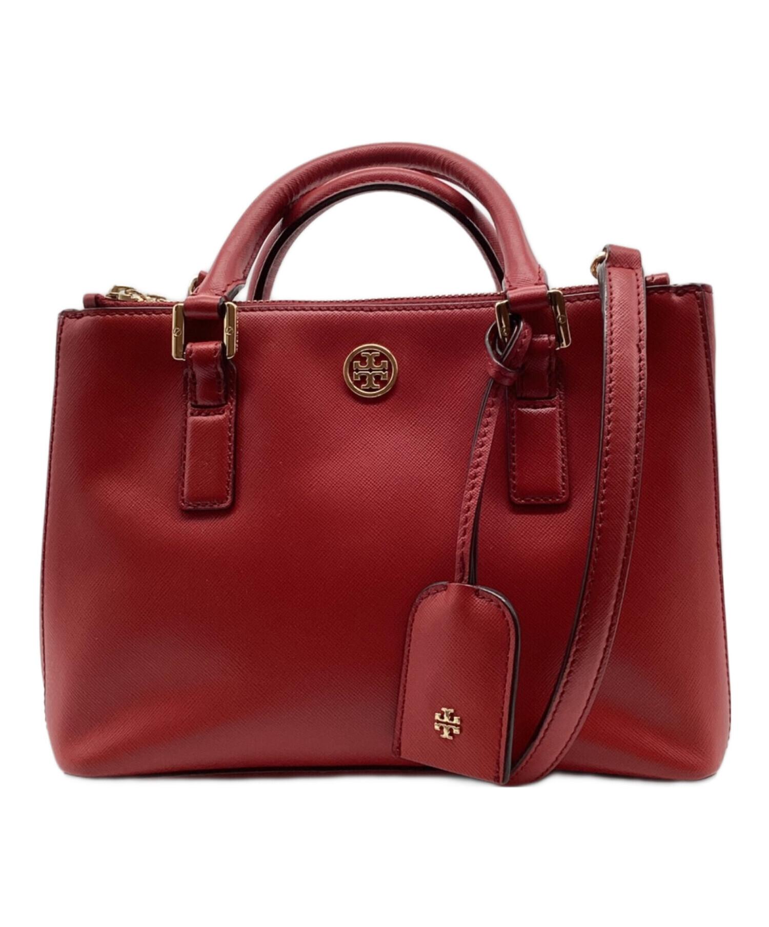 ハンドバッグ 美品 ＊Tory Burch トリーバーチ＊ ハラコ×レザー 2Way 