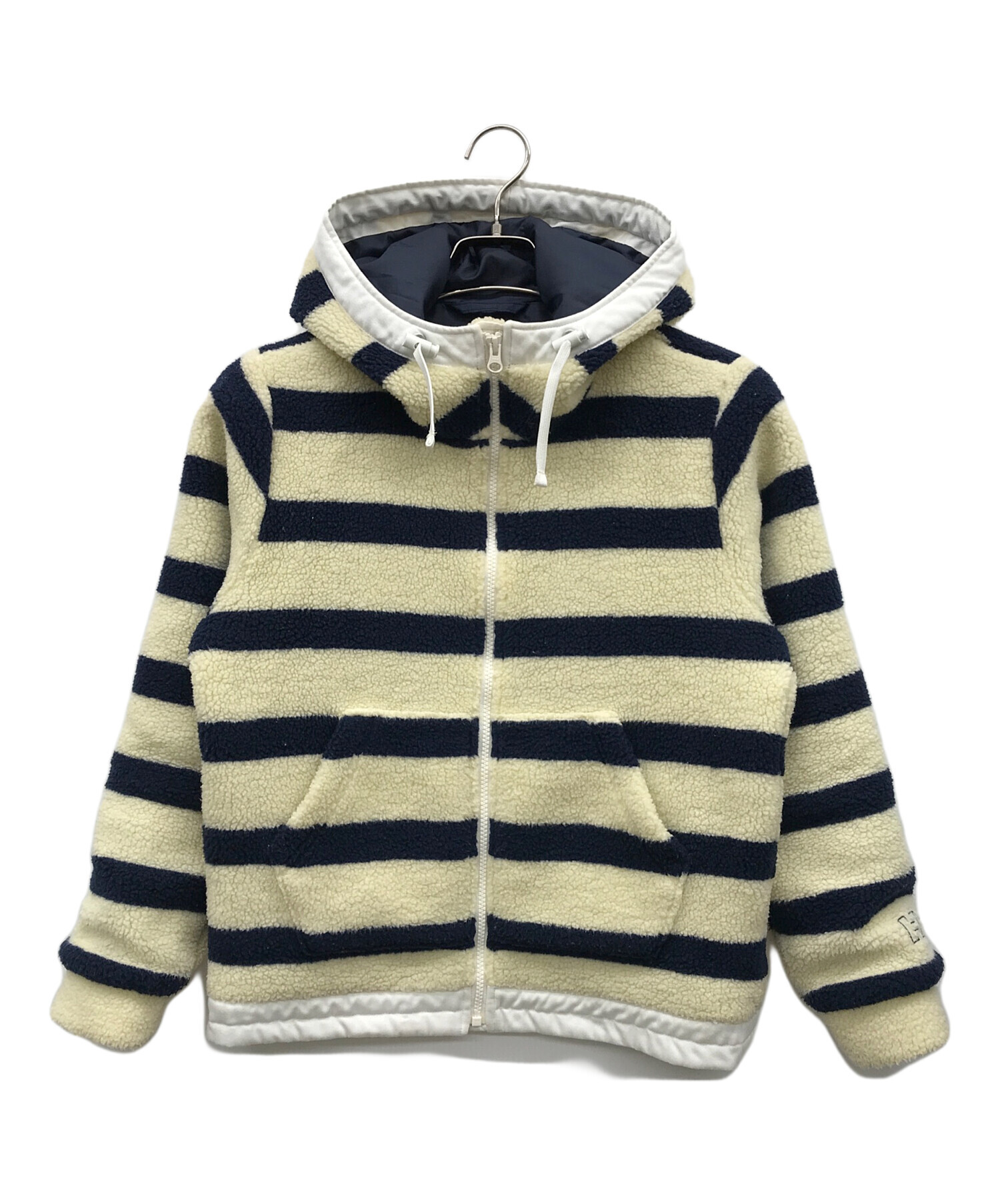 中古・古着通販】HELLY HANSEN (ヘリーハンセン) ボーダーボアパーカー 