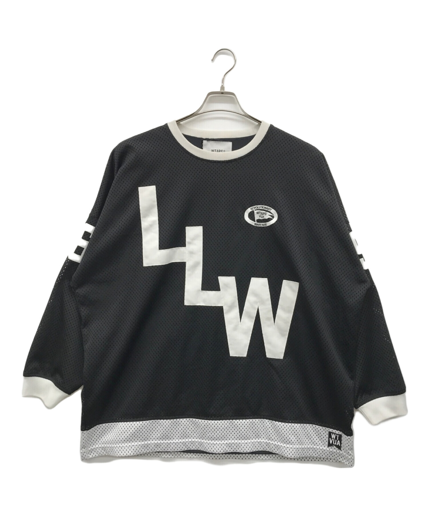 WTAPS ブラック ベースボールシャツ