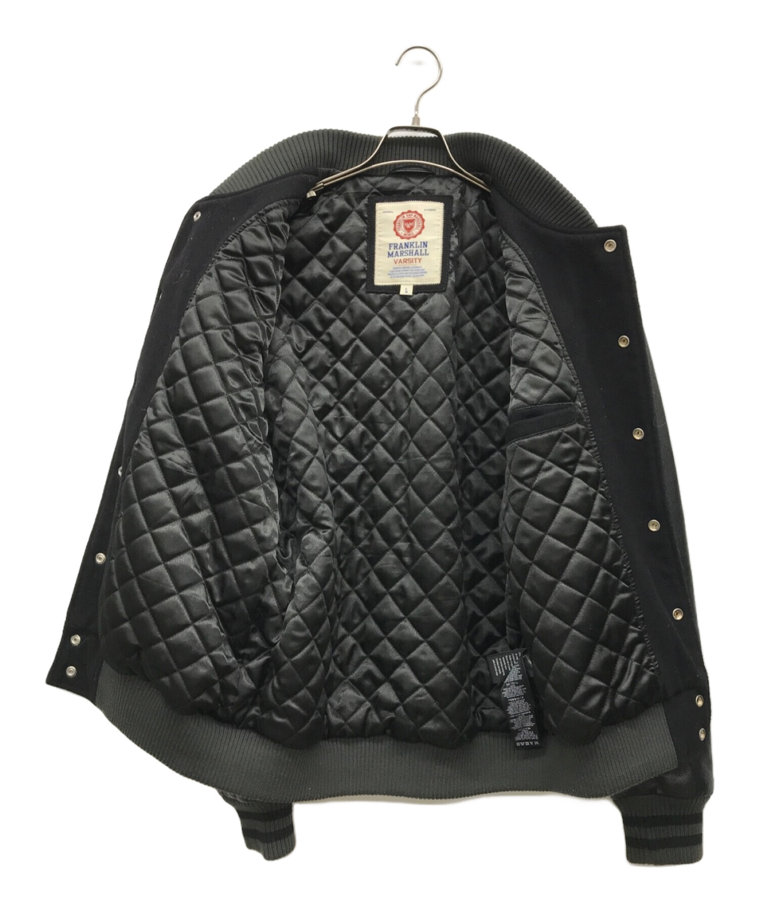 Y2K】フランクリンマーシャル ラムレザースタジャン｜スタジアムレザー