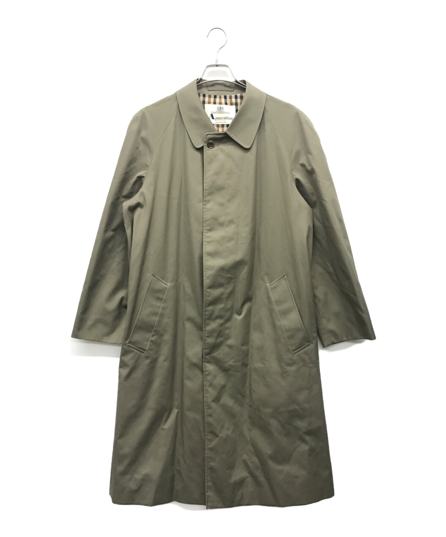 中古・古着通販】Aquascutum (アクアスキュータム) トレンチコート 