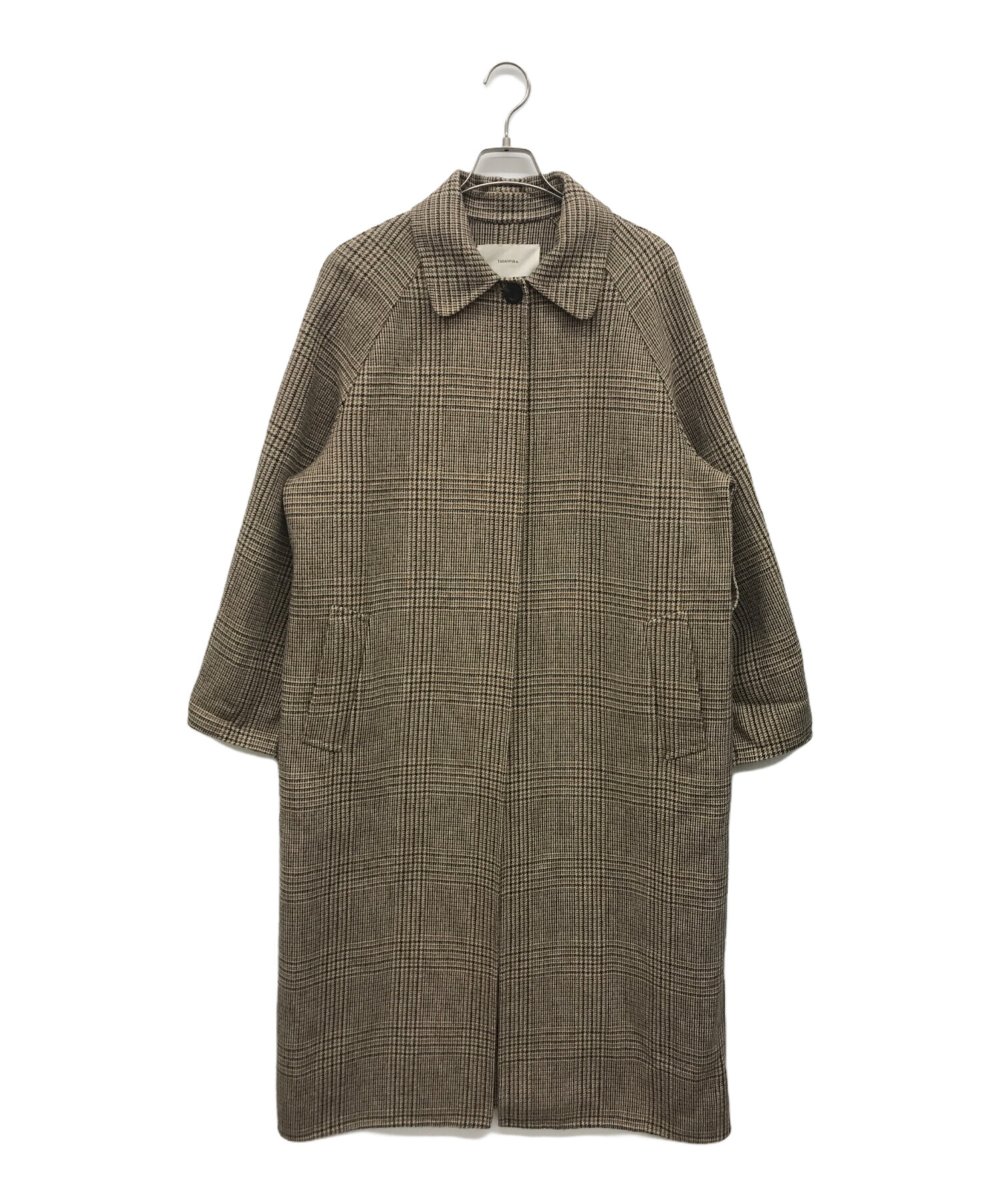 todayful Soutiencollar Check Coat 38