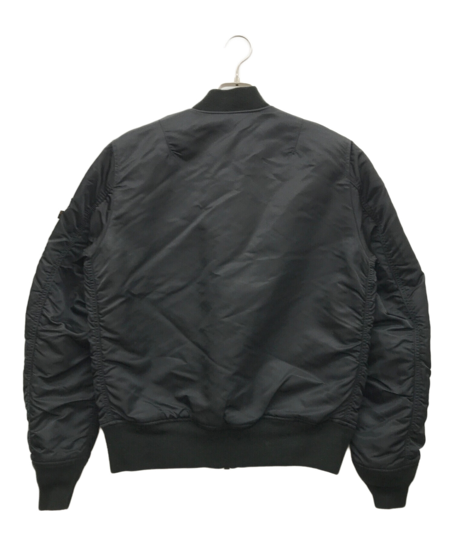 中古・古着通販】ALPHA (アルファ) MA-1ジャケット ブラック サイズ 