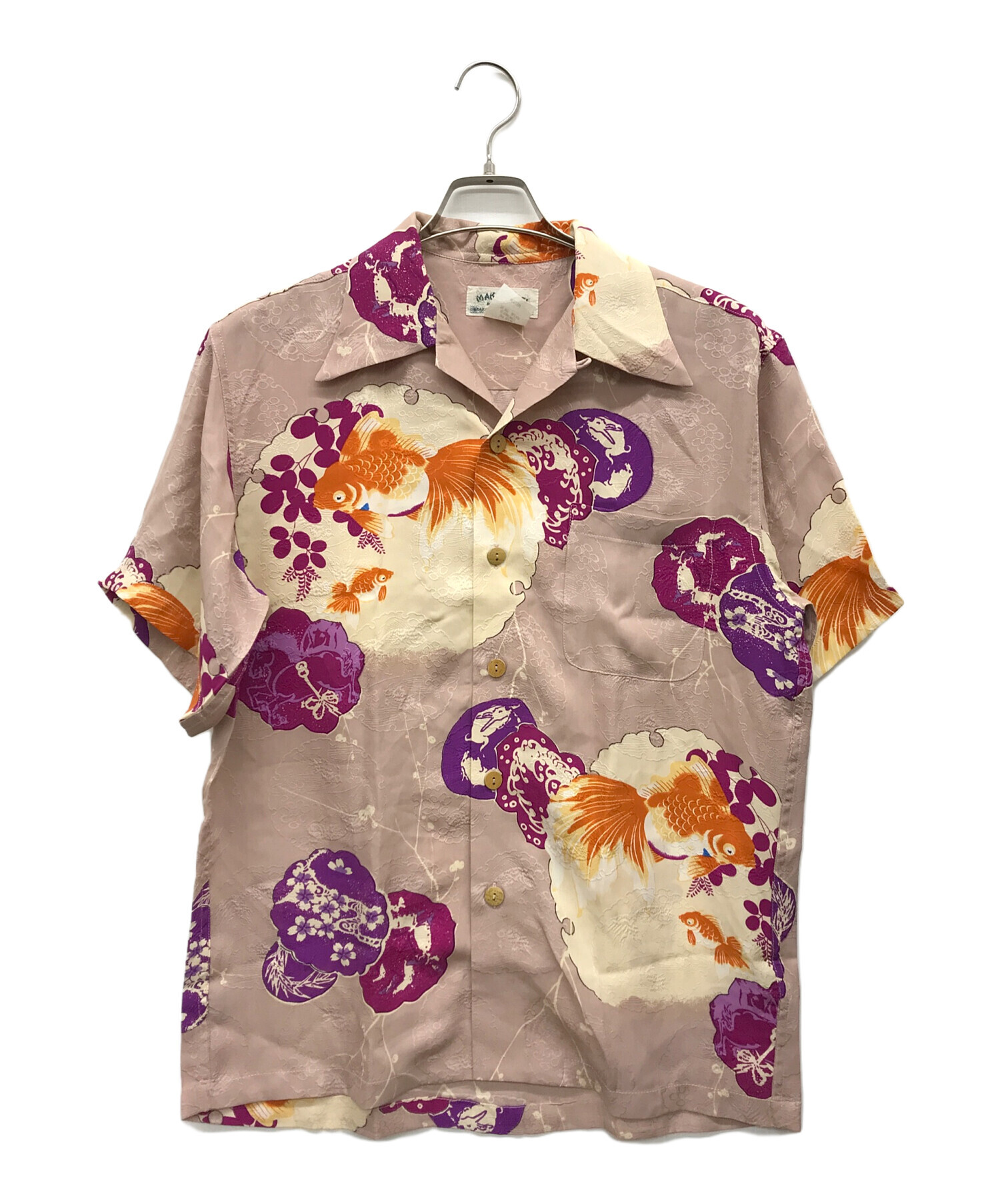 中古・古着通販】MAKANA LEI (マカナレイ) アロハシャツ ピンク サイズ  