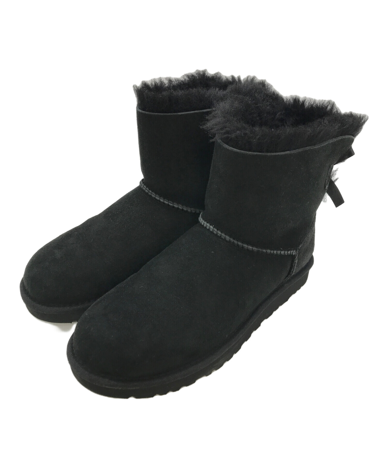 UGG Australia 黒 ムートンブーツ 25cm UGG ムートンブーツ 25cm 黒