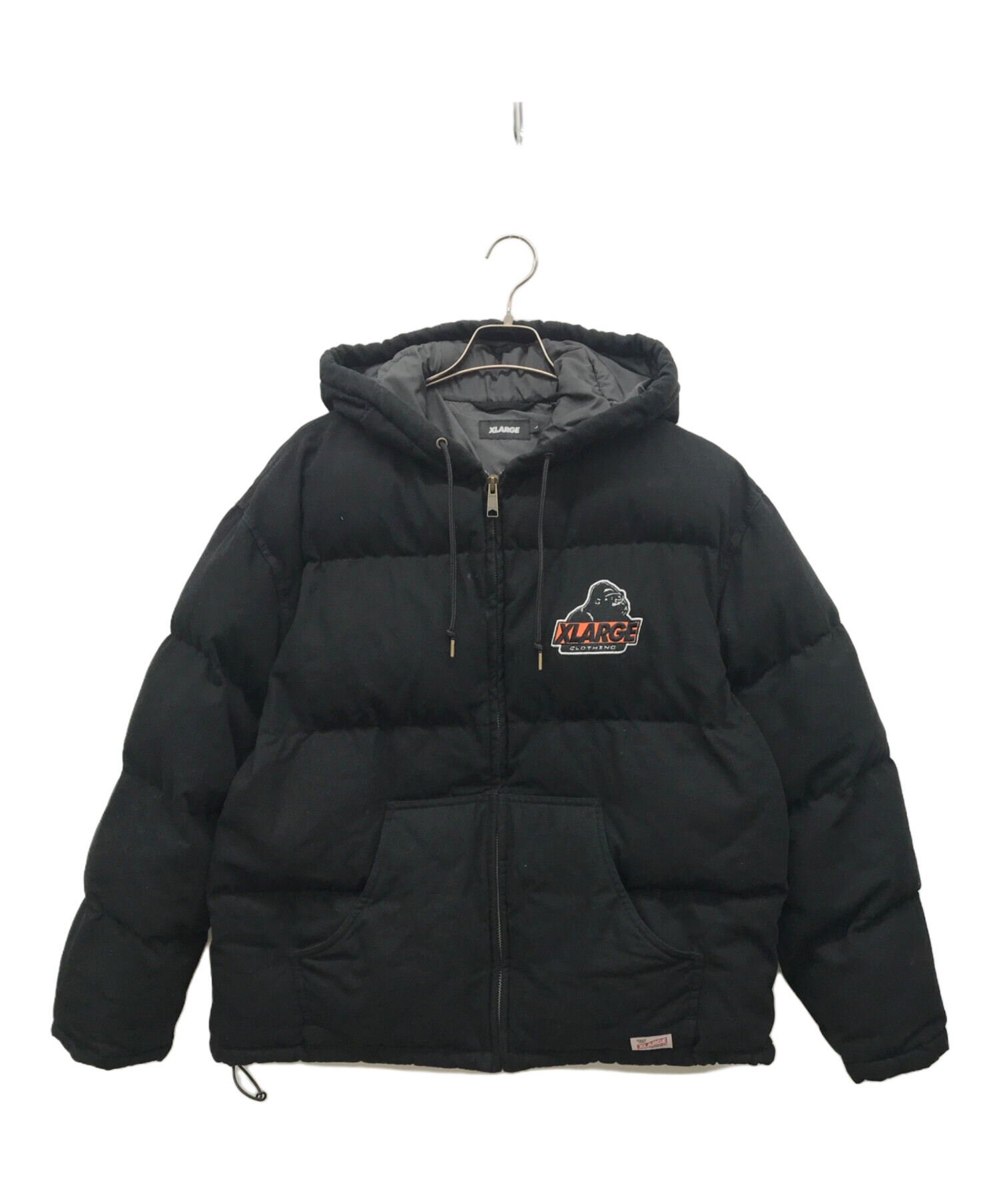 中古・古着通販】X-LARGE (エクストララージ) 中綿ジャケット ブラック 